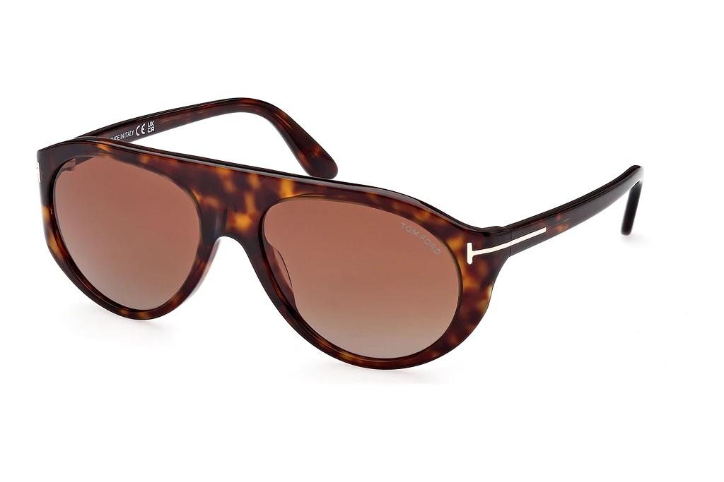 Tom Ford   FT1001 52F 52F - havanna dunkel / braun verlaufend