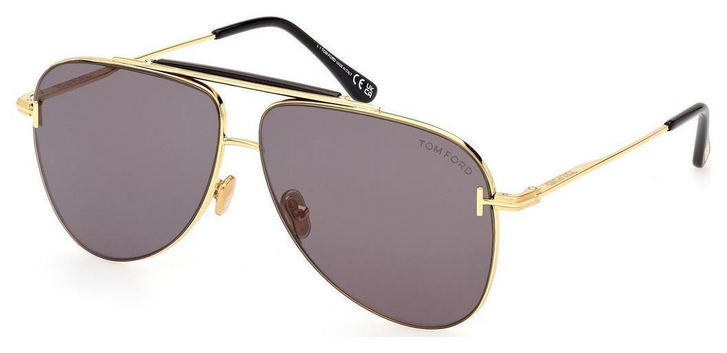 Tom Ford   FT1018 30A 30A - tiefes gold glanz / grau