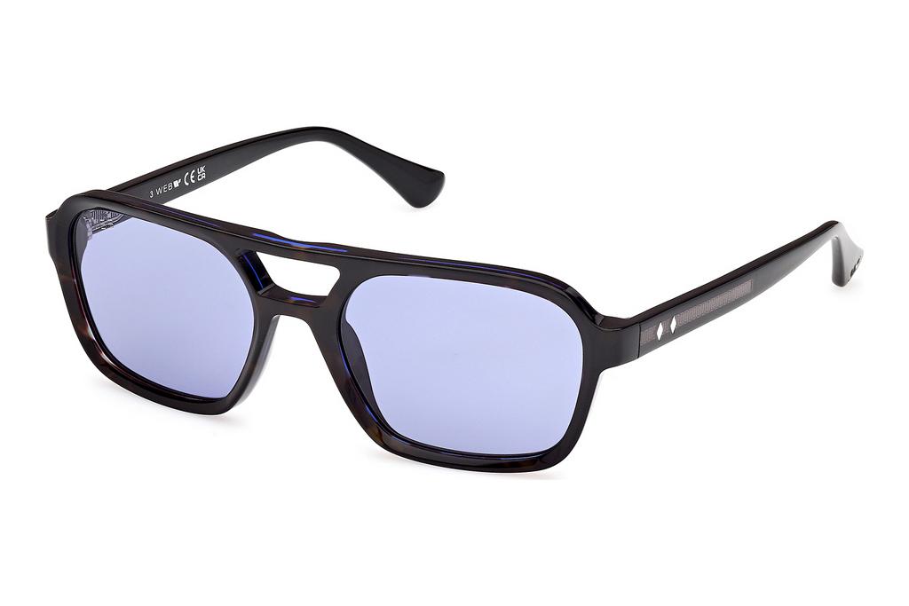 Web Eyewear   WE0376 56V blauHavanna/Einfarbig