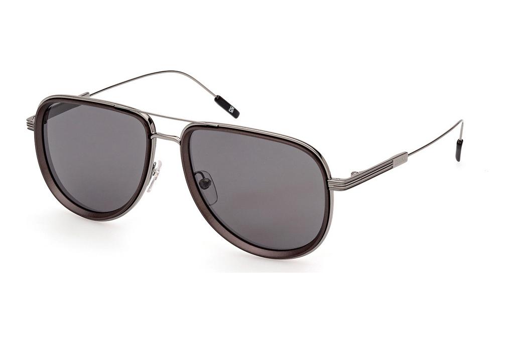 Zegna   EZ0218 08A grauGlänzendes Helle Ruthenium