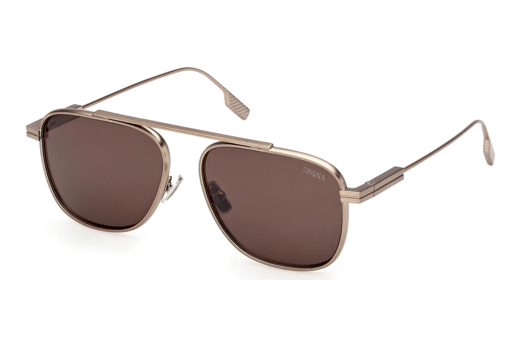 Zegna   EZ0291 35E braunMatt Hellbraun