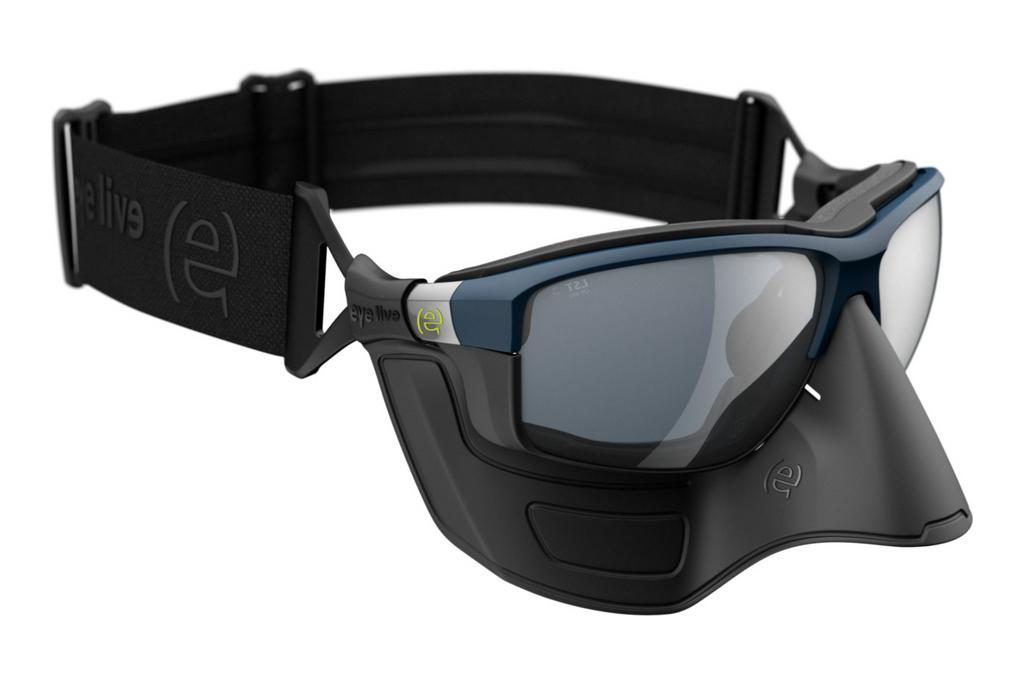 evil eye   E047 4500 blackdark blue matt/LST grey silver