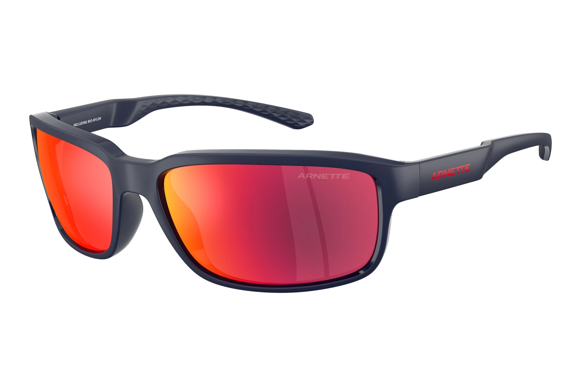 Arnette   AN4373 27626Q Grey Mirror Orange/YellowMatte Navy Blue