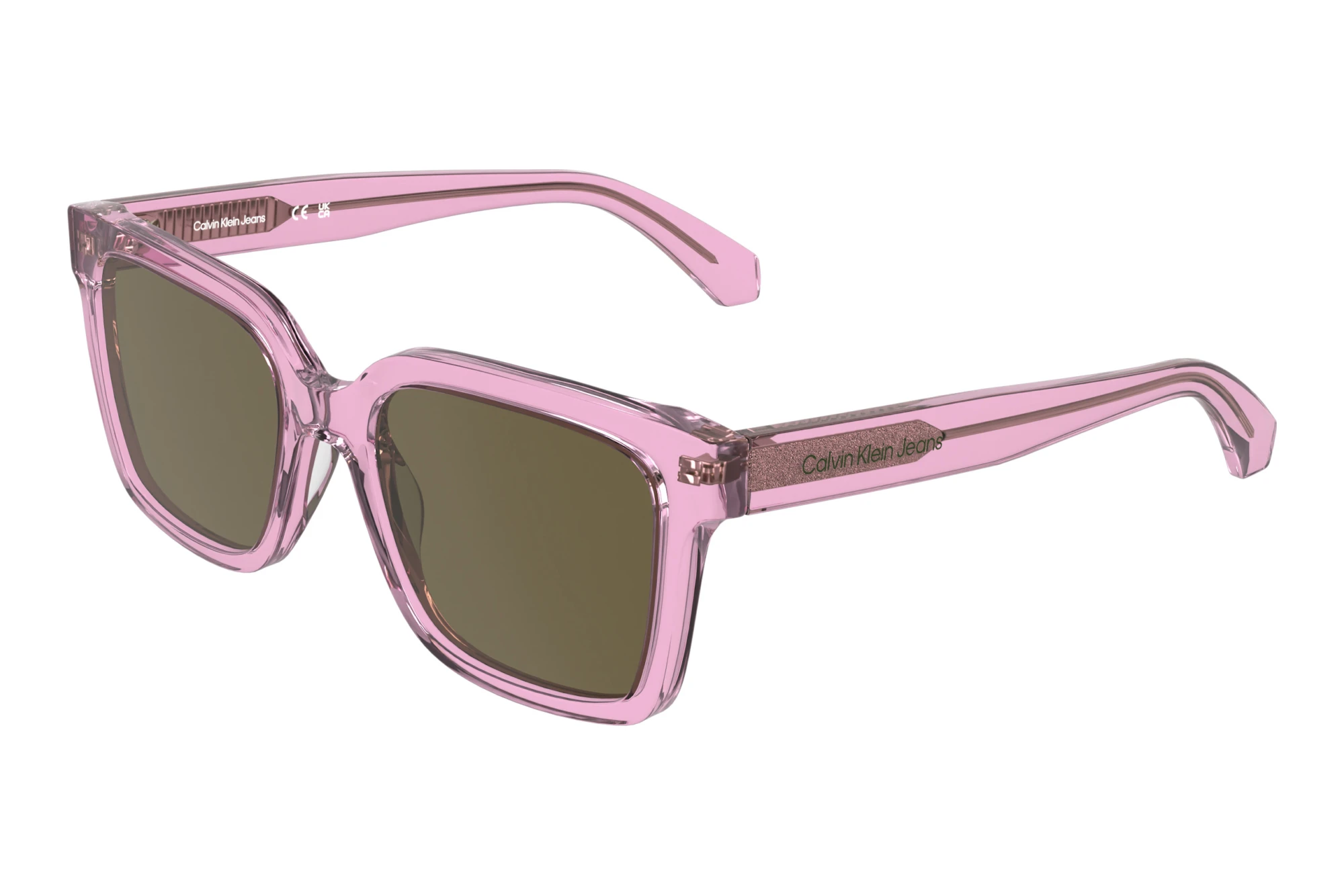 Calvin Klein   CKJ26301S 661 _CKJ26301STRANSPARENT PINK TO KHAKI