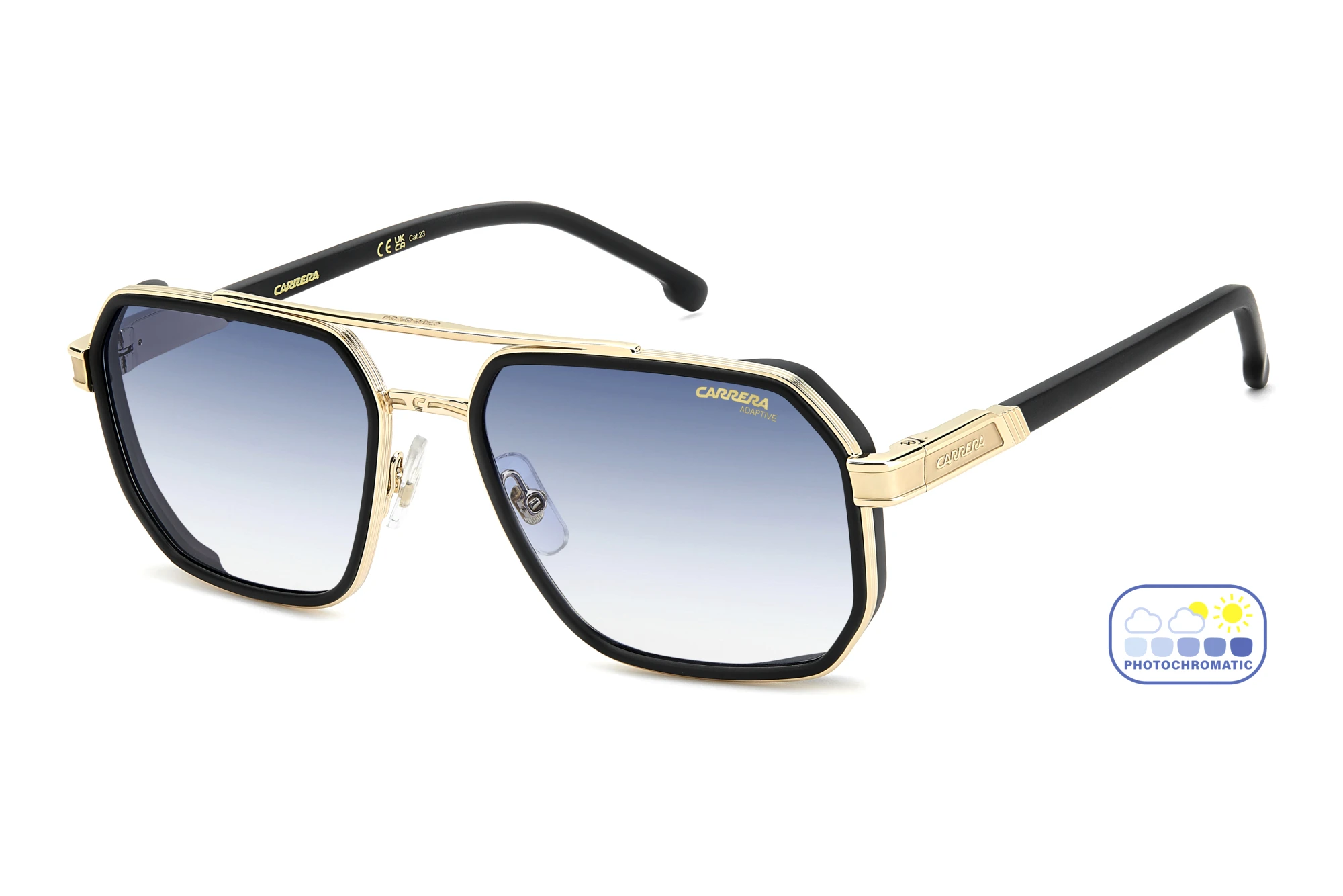 Carrera   CARRERA 1069/S 003/7Q BLUE SHADED PHOTOCHROMATIC ANTIREFLEXMATTE BLACK