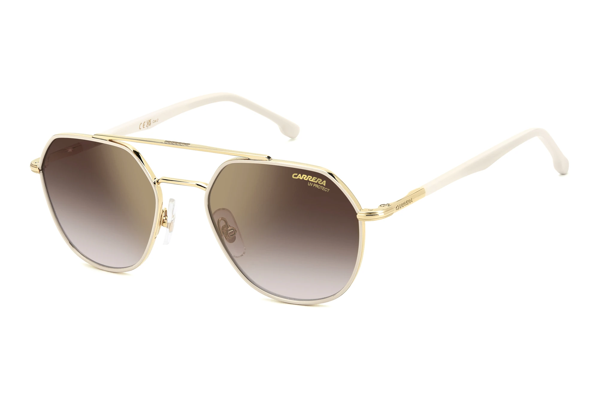 Carrera   CARRERA 303/S VVP/YK GOLD MIRROR ON BURGUNDY SHADEDGOLD IVORY