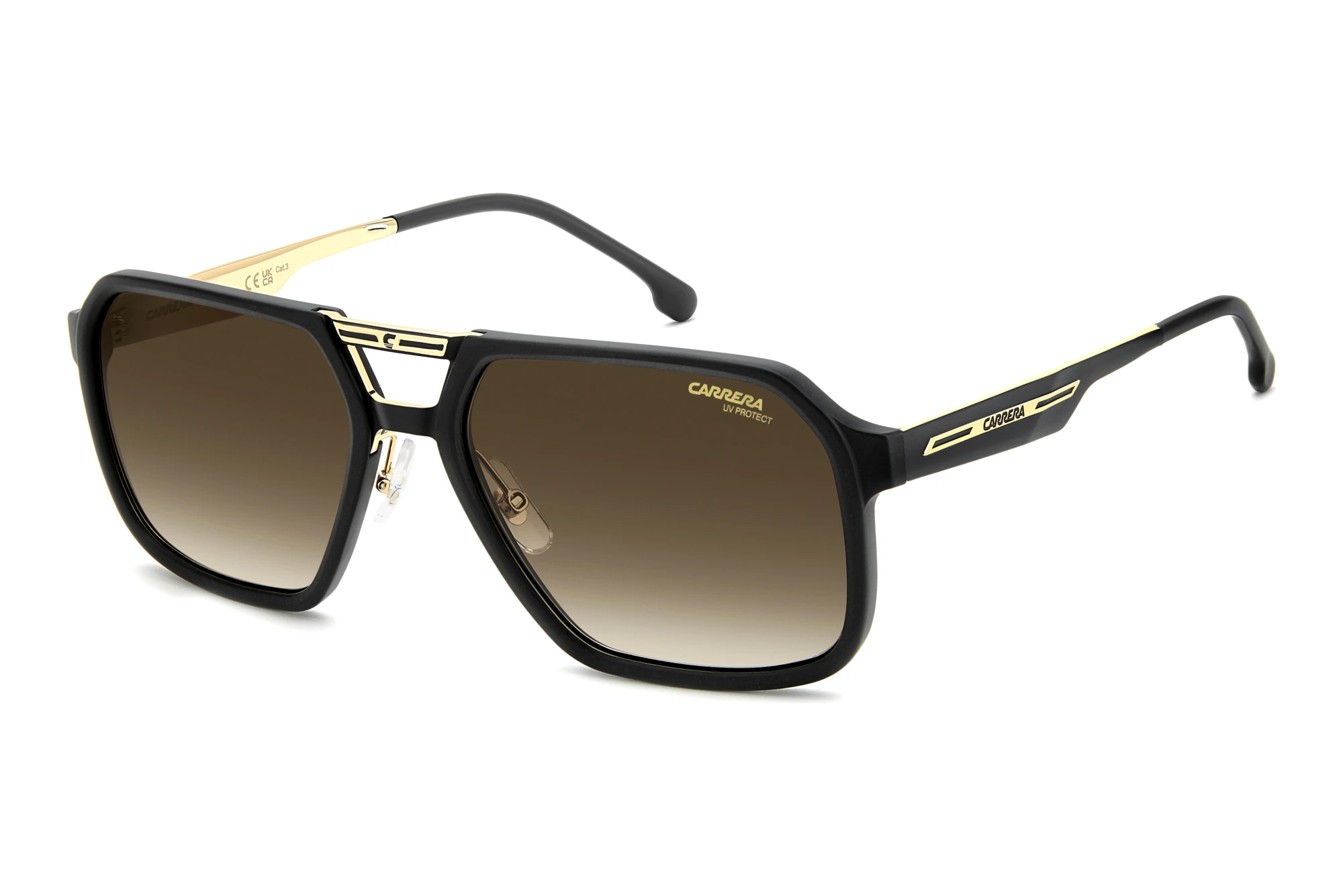 Carrera   VICTORY C 27/S I46/86 BLACK BROWN GREEN ANTIREFLEXMATTE BLACK GOLD