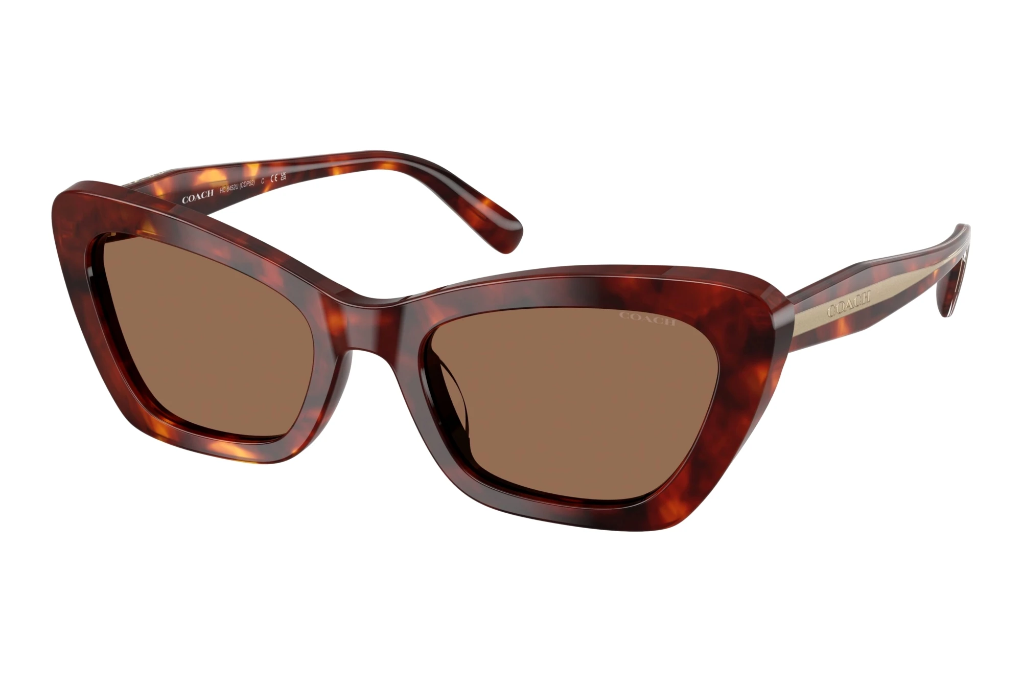 Coach   HC8452U 593873 Brown SolidWalnut Tortoise