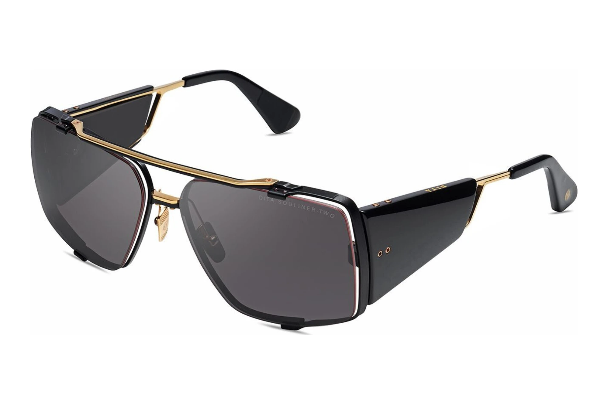 DITA Souliner Sunglasses Dita / Souliner-One / Black/Yellow Gold - Shop Glasses  main image 3