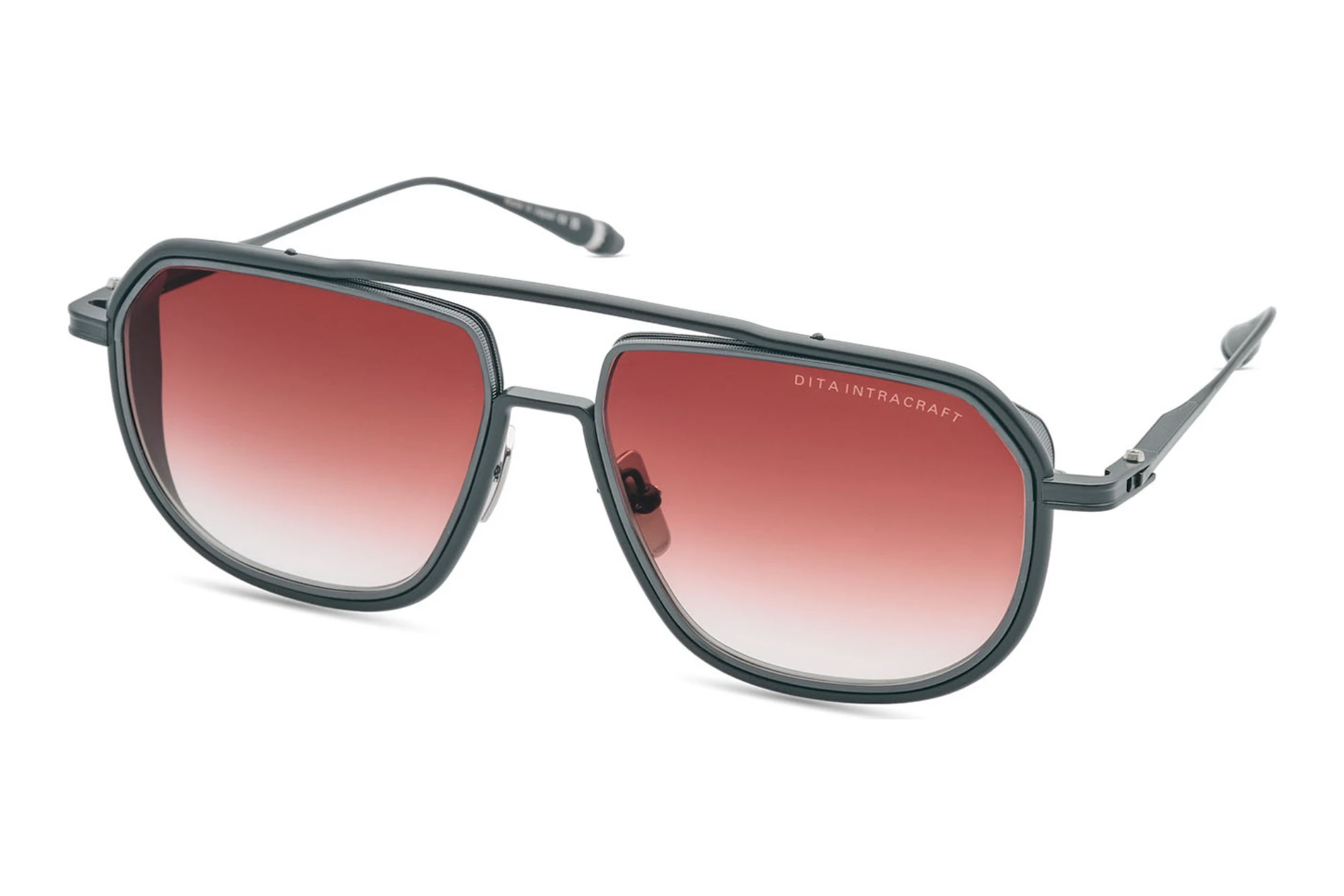 DITA   DTS-165 02A BURGANDY TO CLEAR GRADIENTMATTE BLACK - BLACK IRON