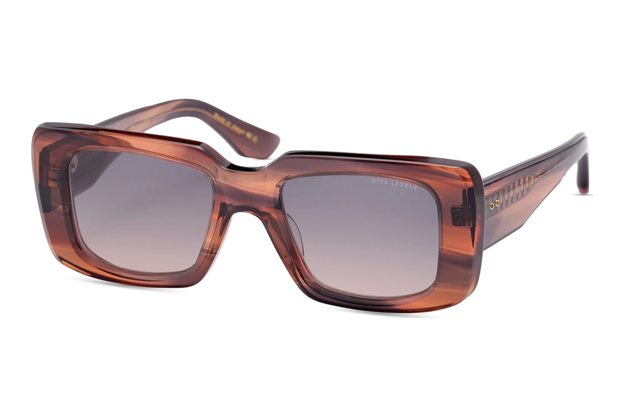 DITA   DTS-739 03A-Asian-Fit GREY TO PEACH GRADIENTEL MIRAGE SWIRL