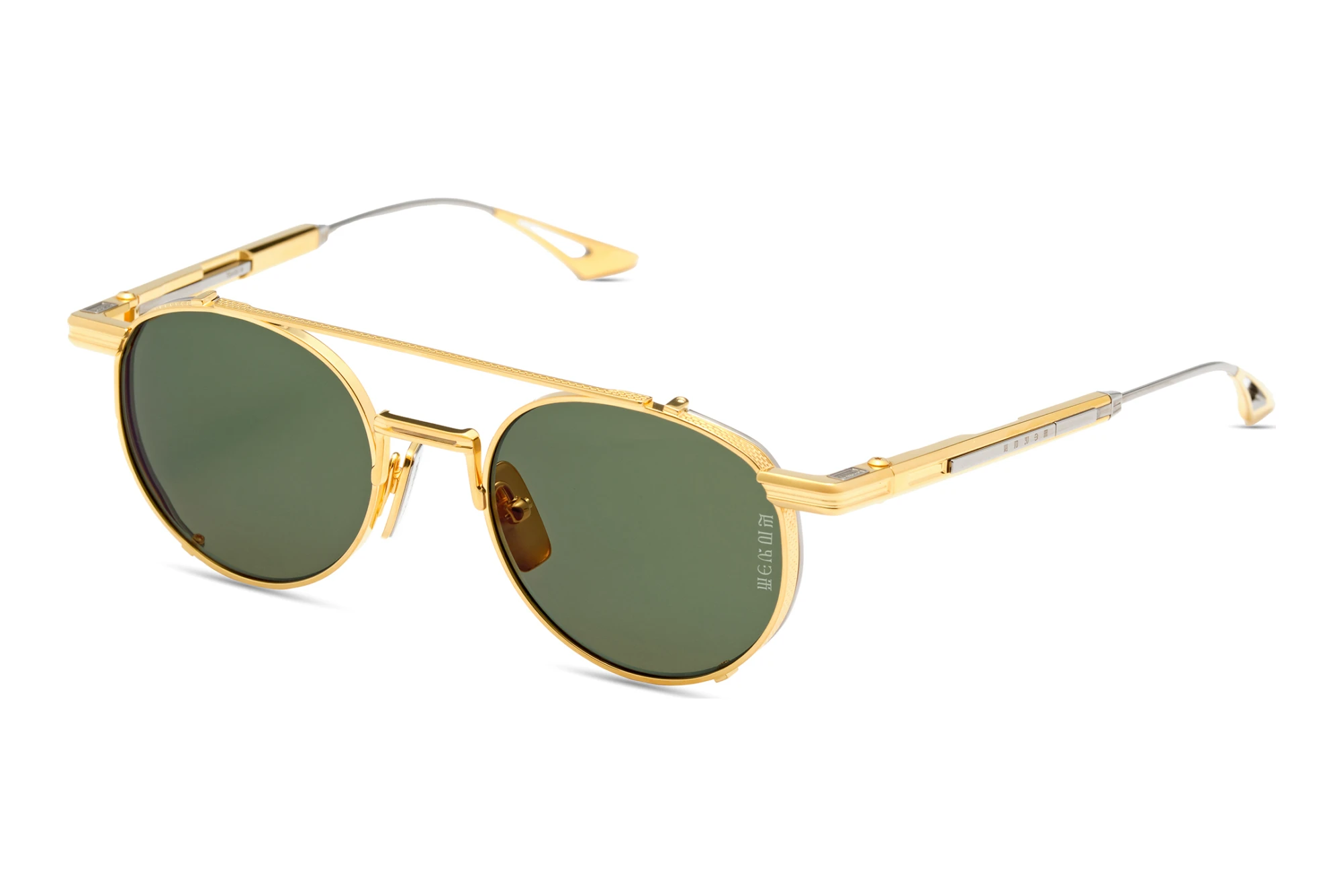 DITA-EPILUXURY   DES-018 02A GREEN AR22K GOLD PLATED - BLACK PALLADIUM
