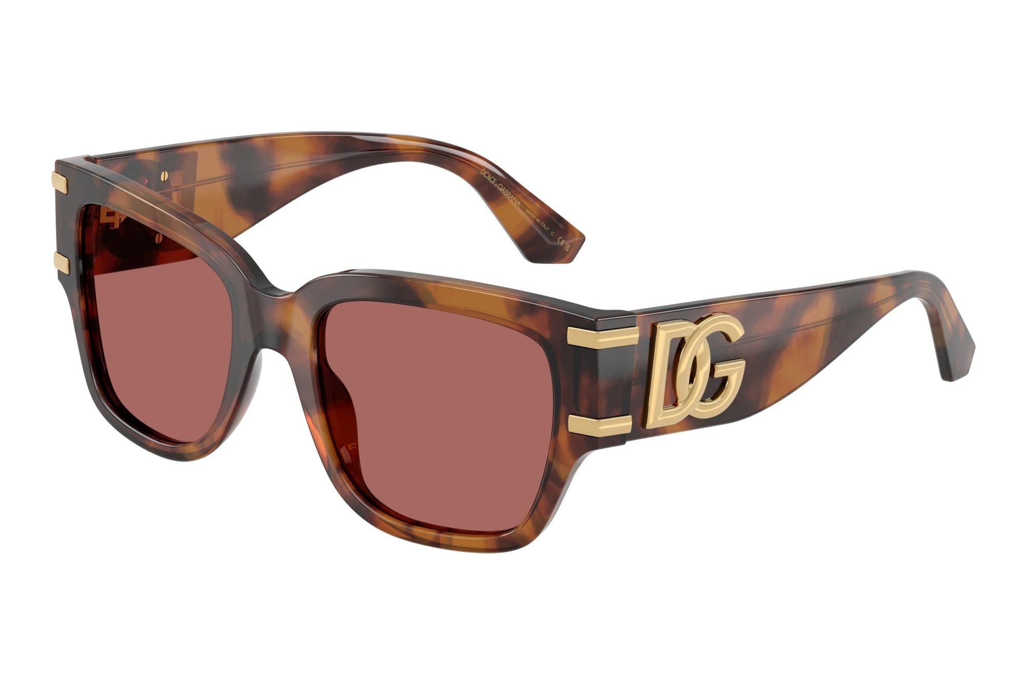 Dolce & Gabbana   DG4563 349769 Dark VioletRed Havana