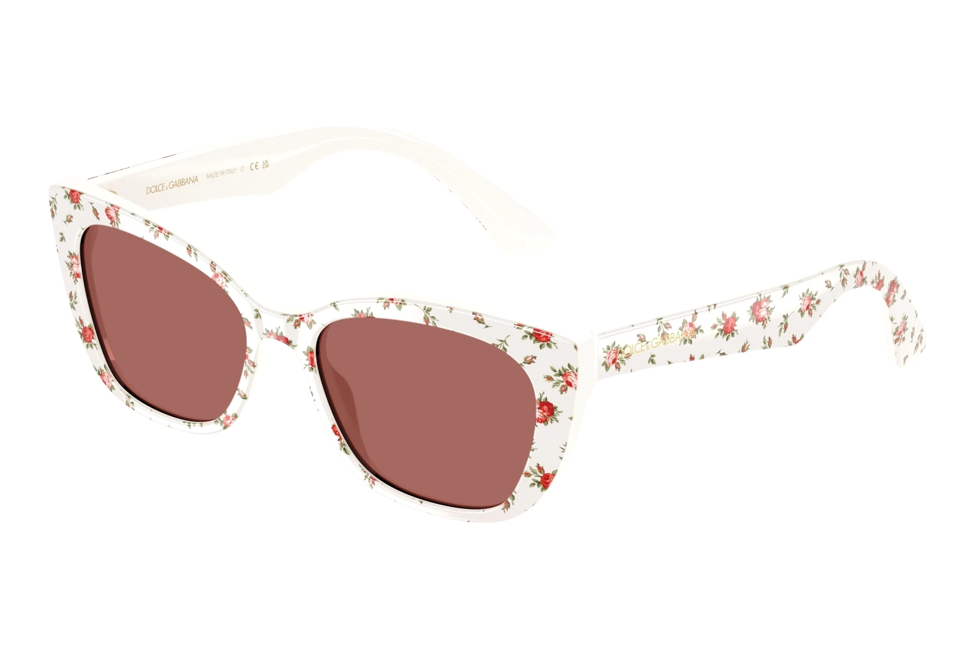 Dolce & Gabbana   DX4427 348769 Dark VioletPrint White Roses
