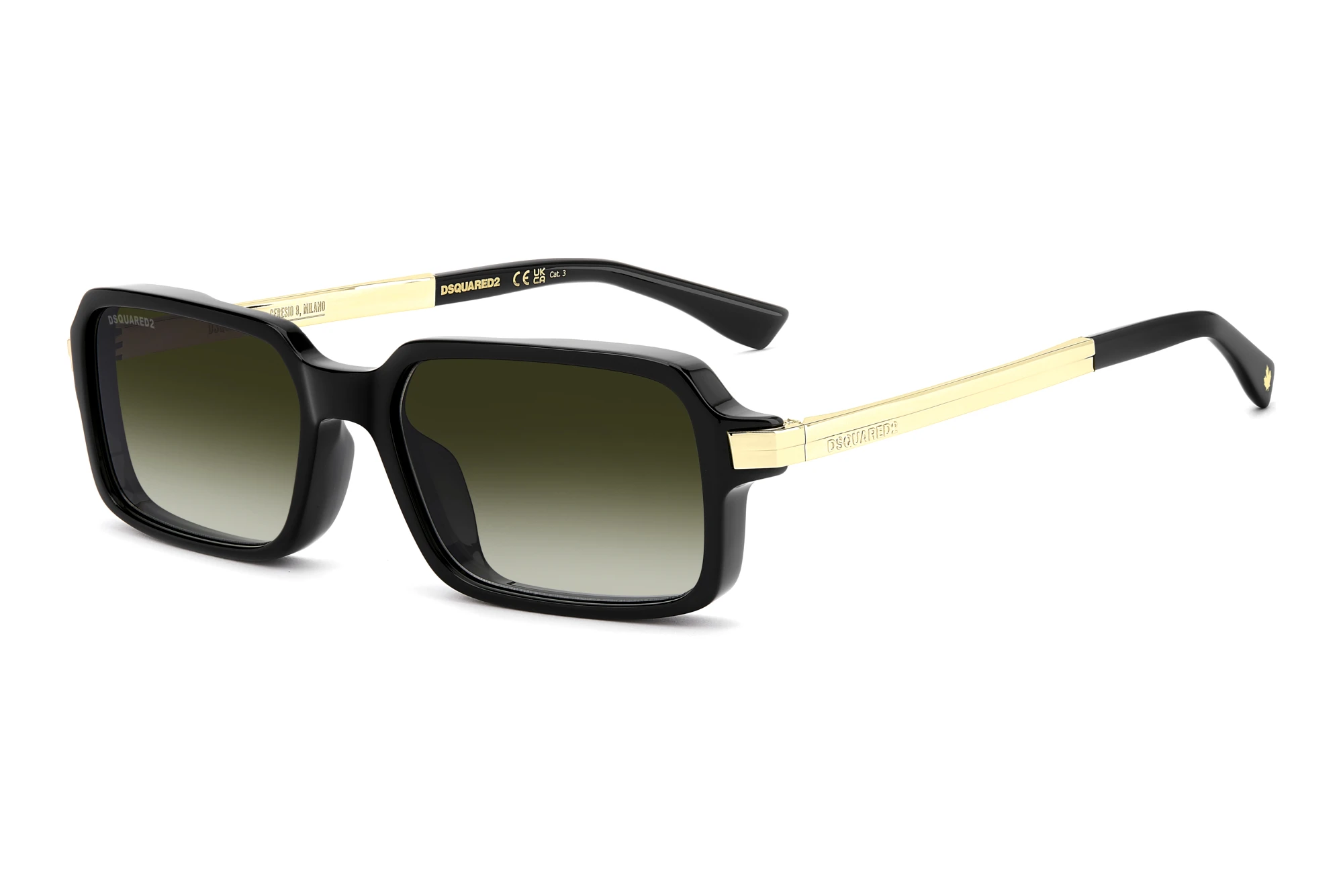 Dsquared2   D2 0214/G/S 807/9K GREEN SHADEDBLACK
