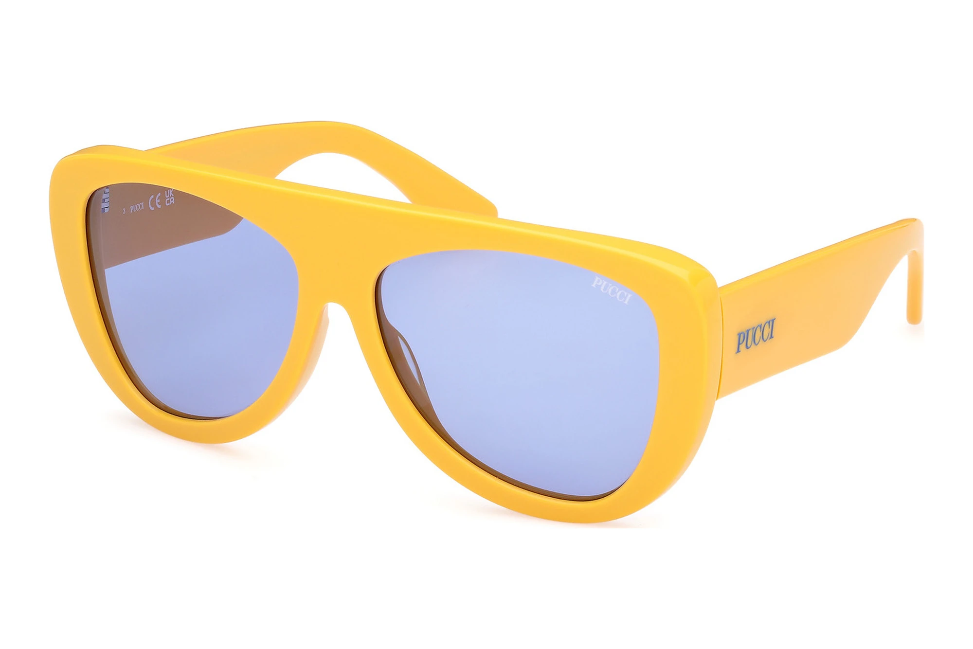 Emilio Pucci   EP0231 39V blauGlänzend Dunkel Gelb