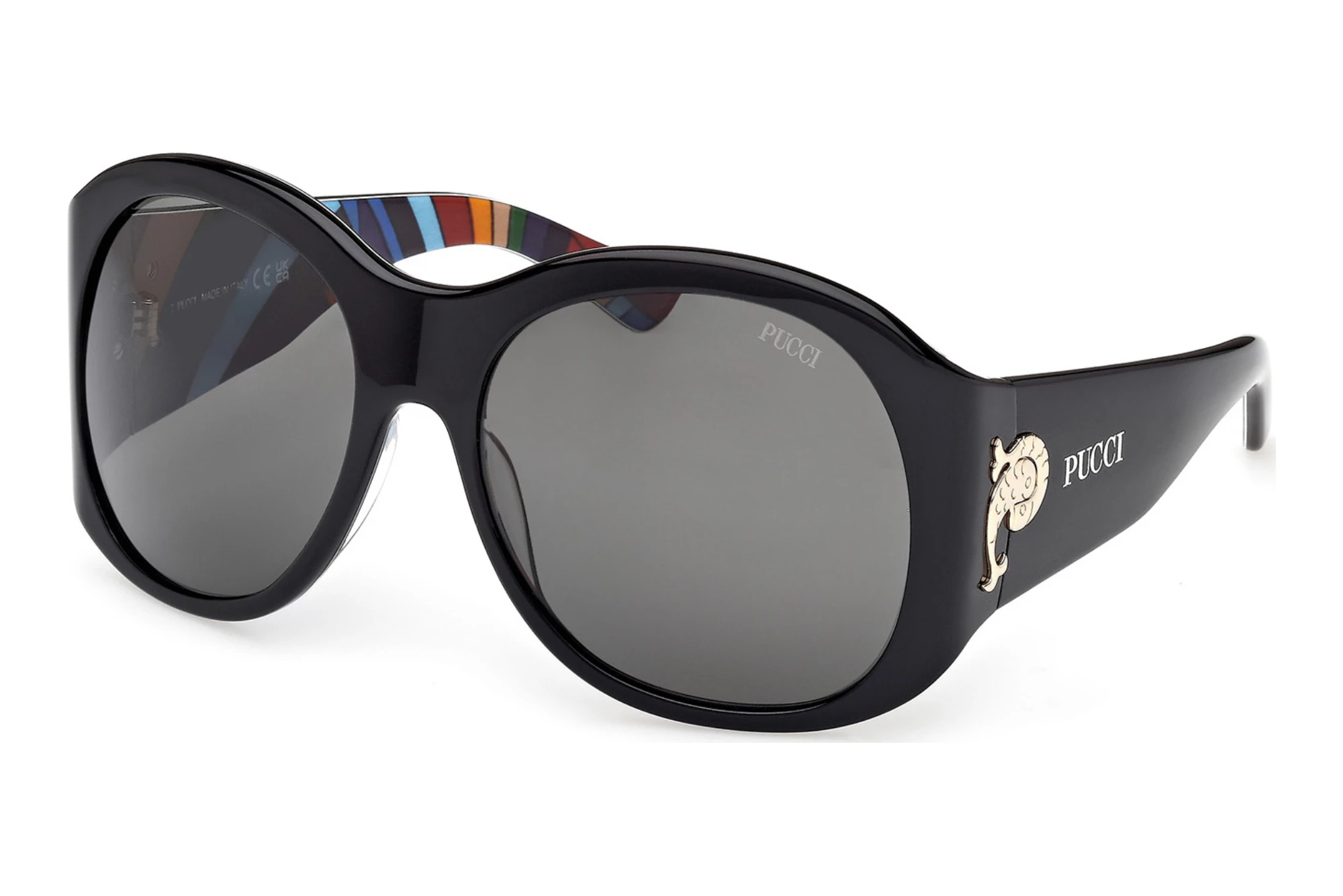 Emilio Pucci   EP0233 05A grauSchwarz/Muster