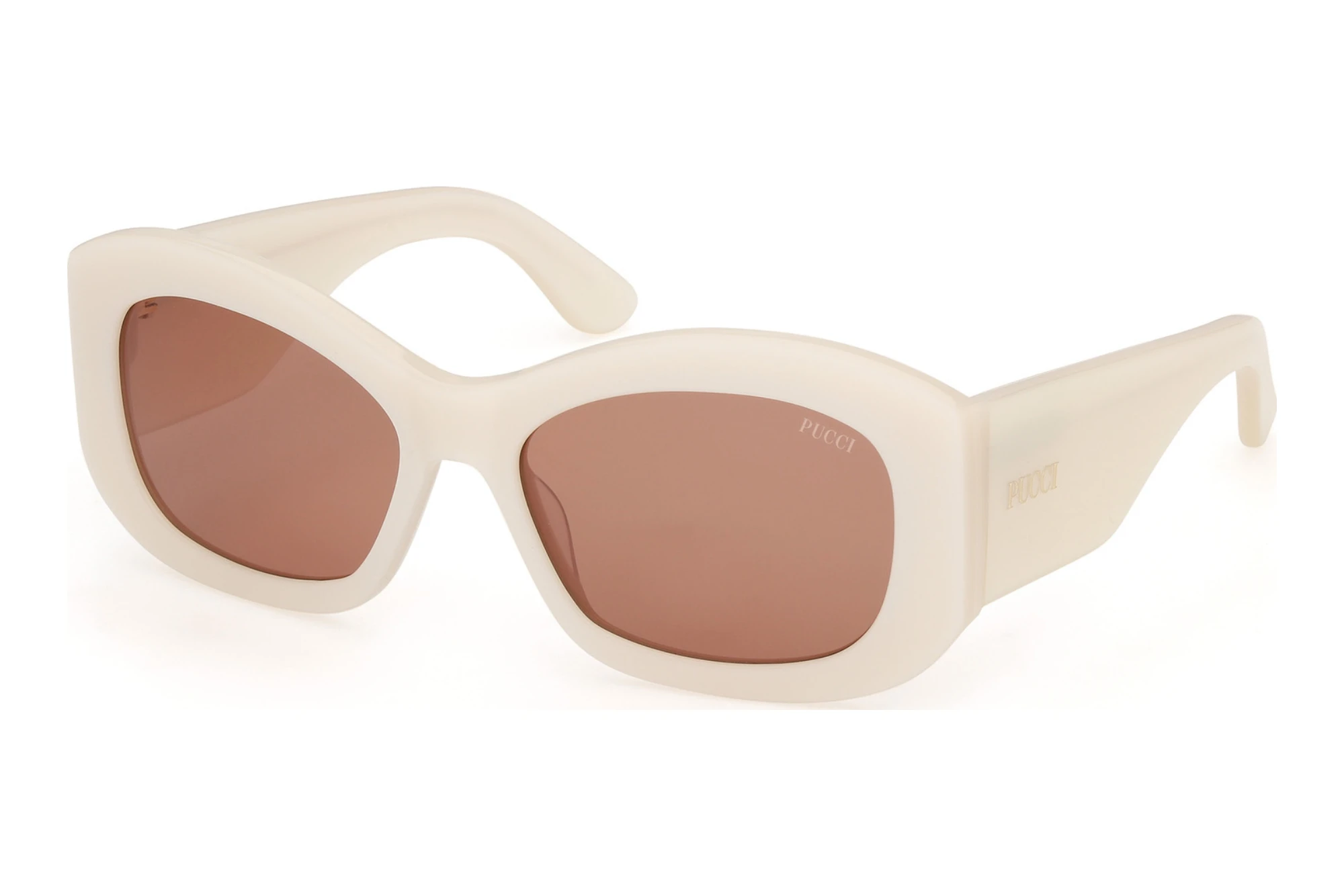 Emilio Pucci   EP0263 25E braunWeiss/Perlmutt