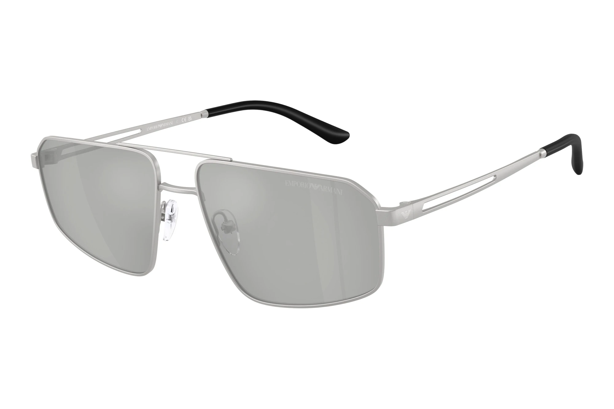 Emporio Armani   EA2173 30458V Clear Mirror SilverMatte Silver