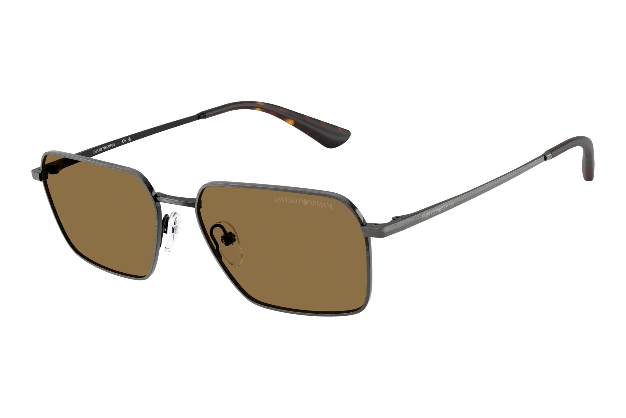 Emporio Armani   EA2178 344573 Dark BrownShiny Anticate Silver
