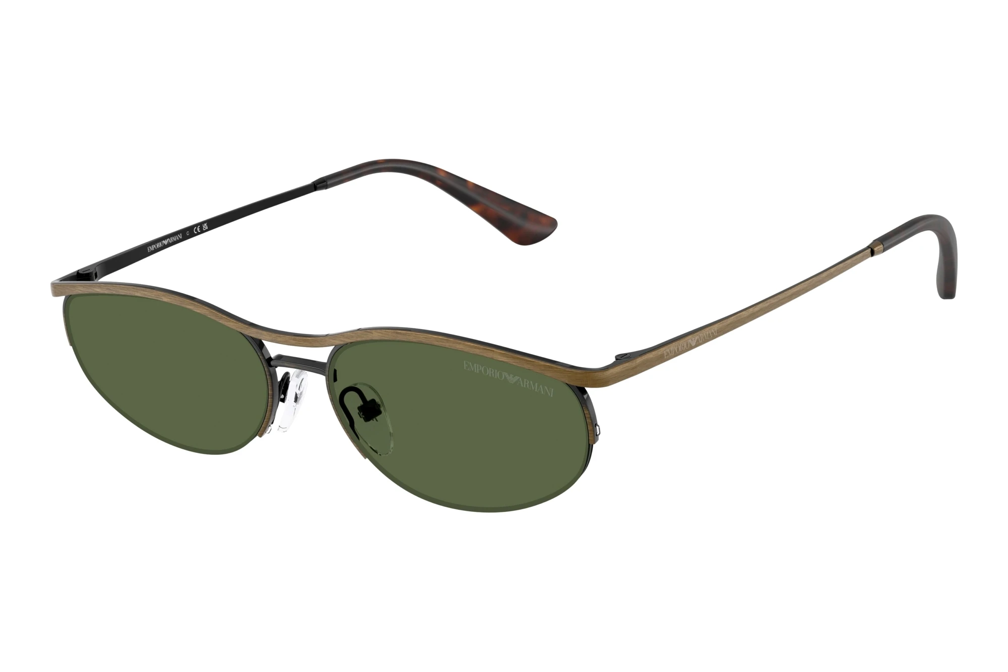 Emporio Armani   EA2180 344671 Dark GreenShiny Anticate Gold