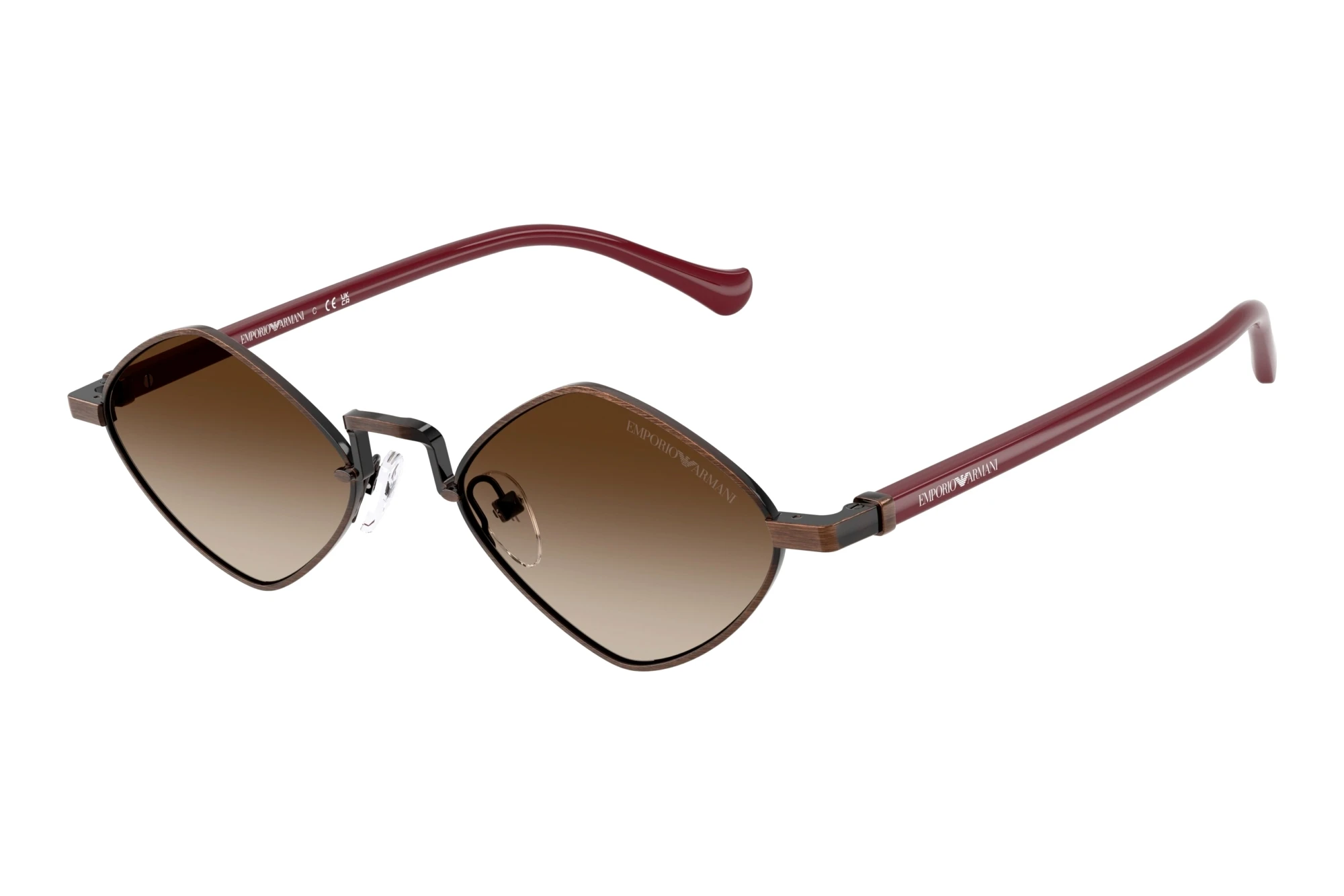 Emporio Armani   EA2182 345513 Brown GradientShiny Anticate Bordeaux