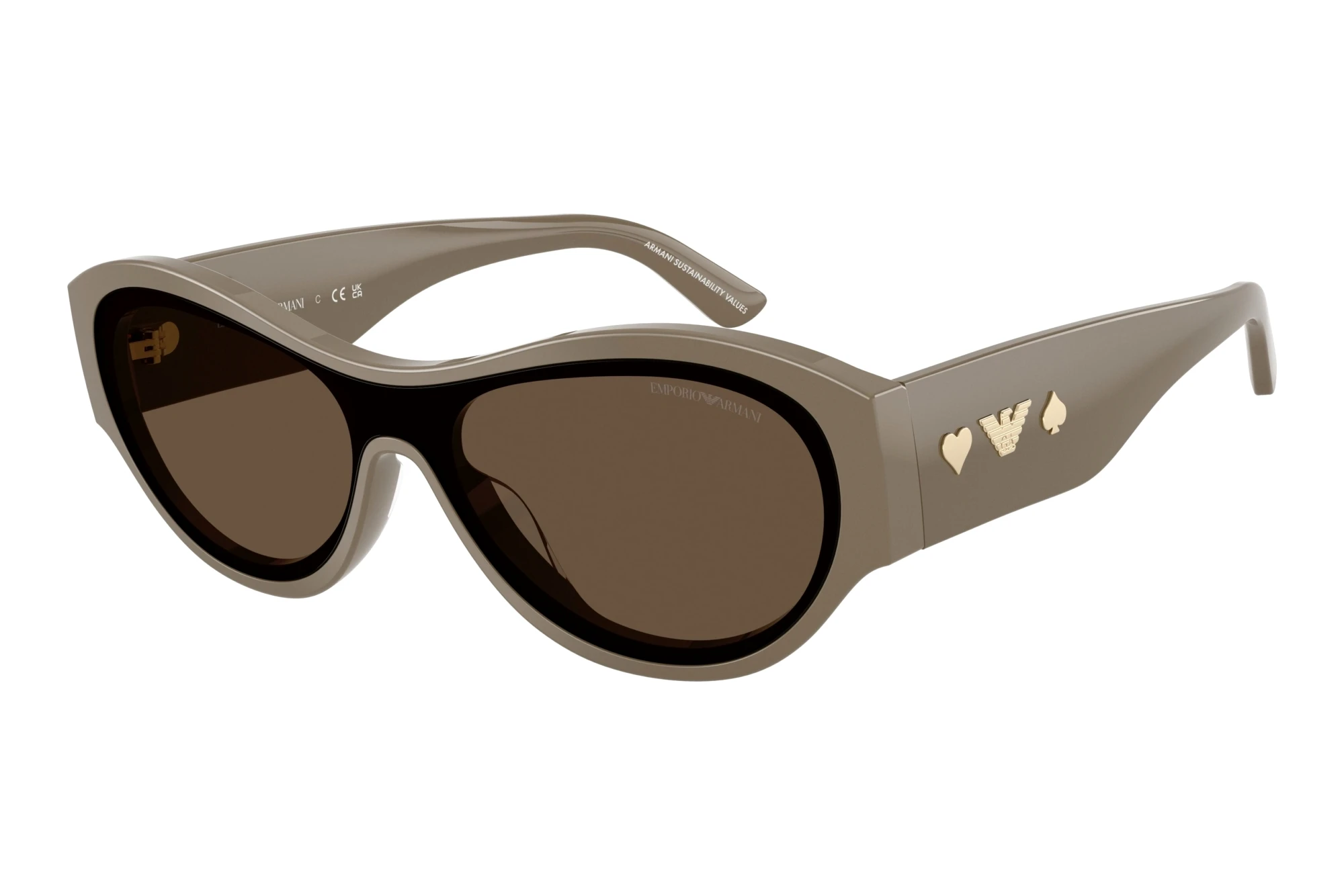 Emporio Armani   EA4265U 634273 Solid BrownCrystal/Cola/Lime