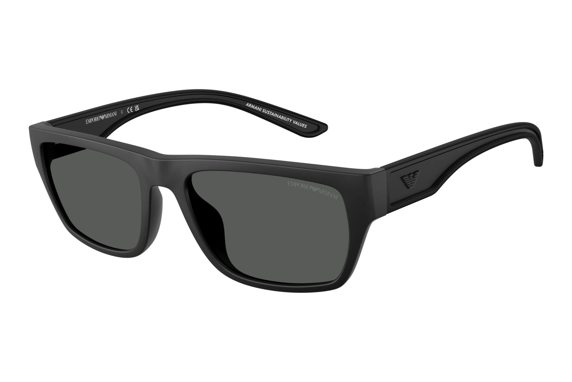 Emporio Armani   EA4267U 500187 Dark GreyRubberized Matte Black