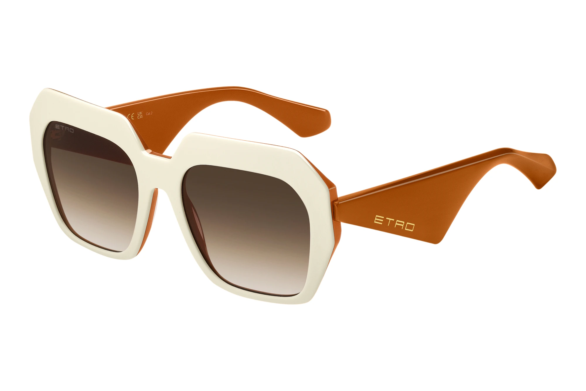 Etro   ETRO 0043/S IXN/HA BROWN SHADEDWHITE ORANGE