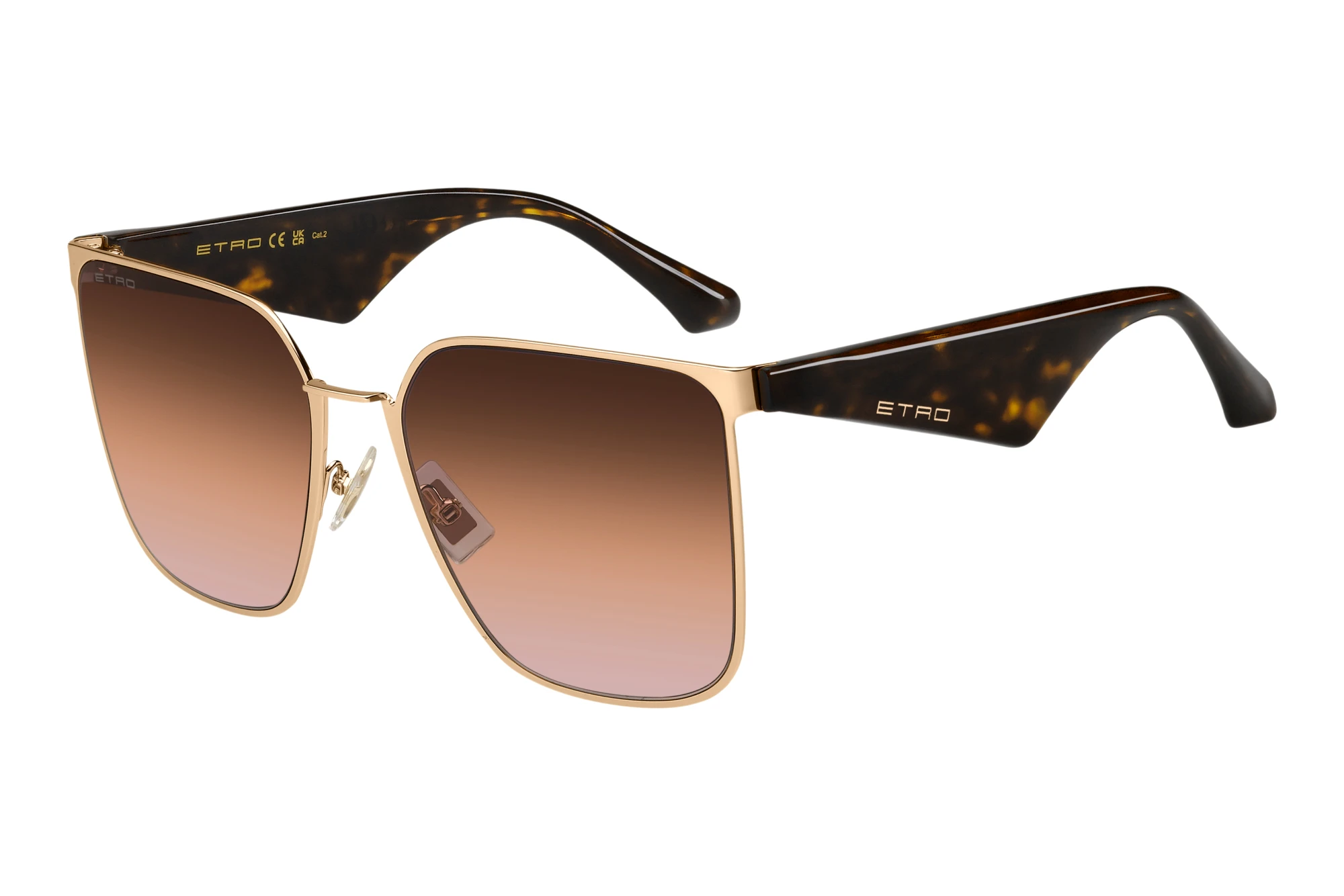 Etro   ETRO 0110/S DDB/N4 BROWN SHADED BRICKGOLD COPPER