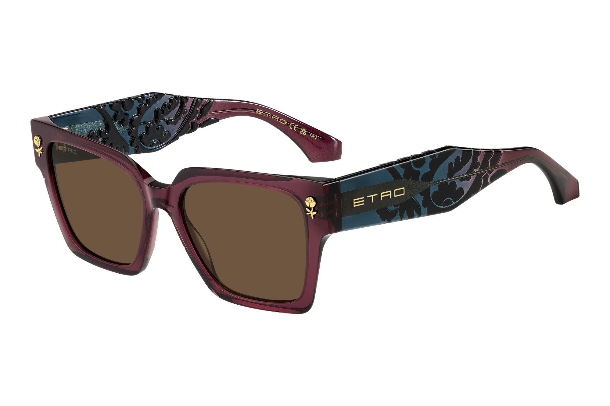 Etro   ETRO 0128/S LHF/70 BROWNBURGUNDY 2
