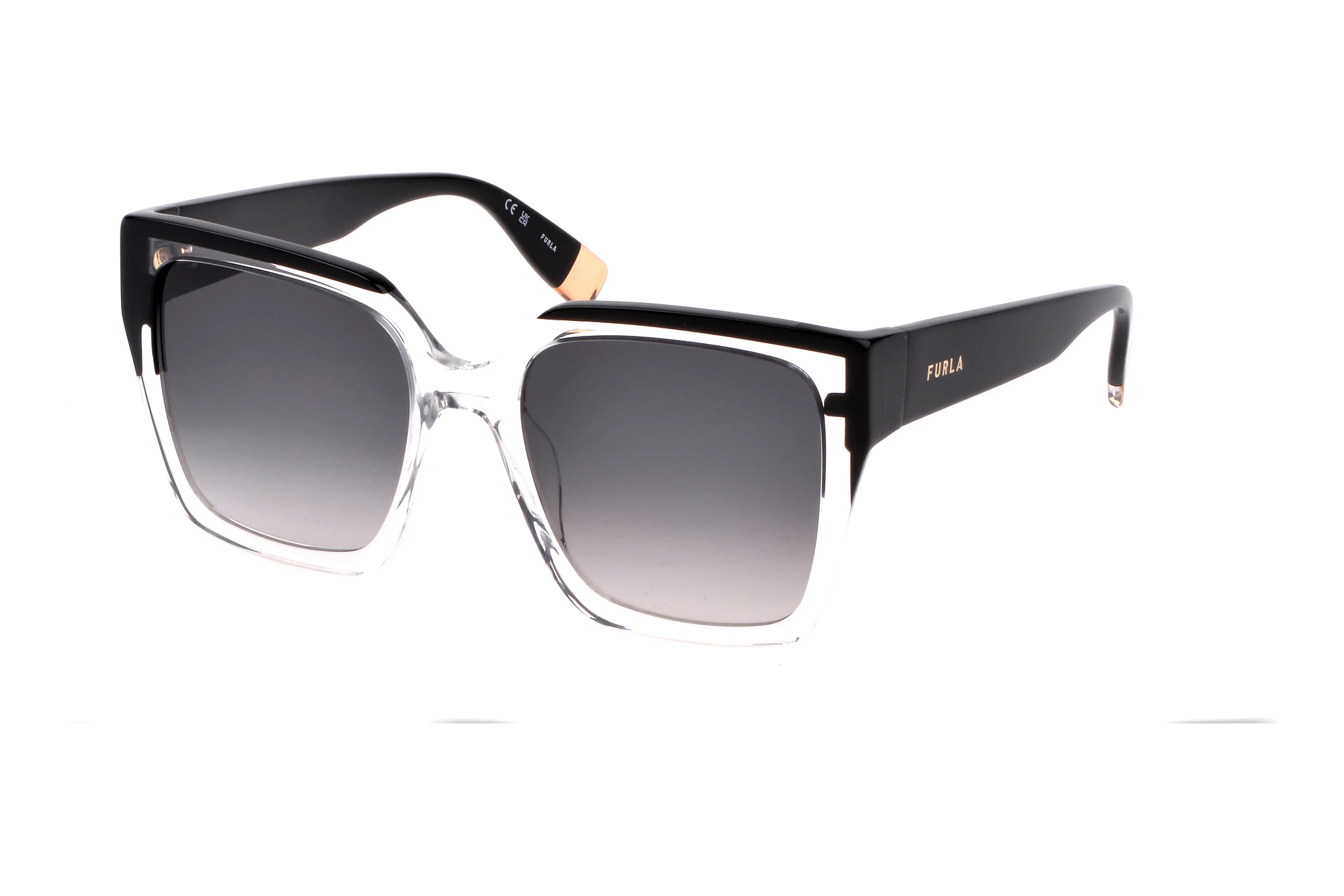 F. NERI 水彩画 Grazia della Folla Furla SFU971 - 0700 Glossy Black | Sunglasses Woman