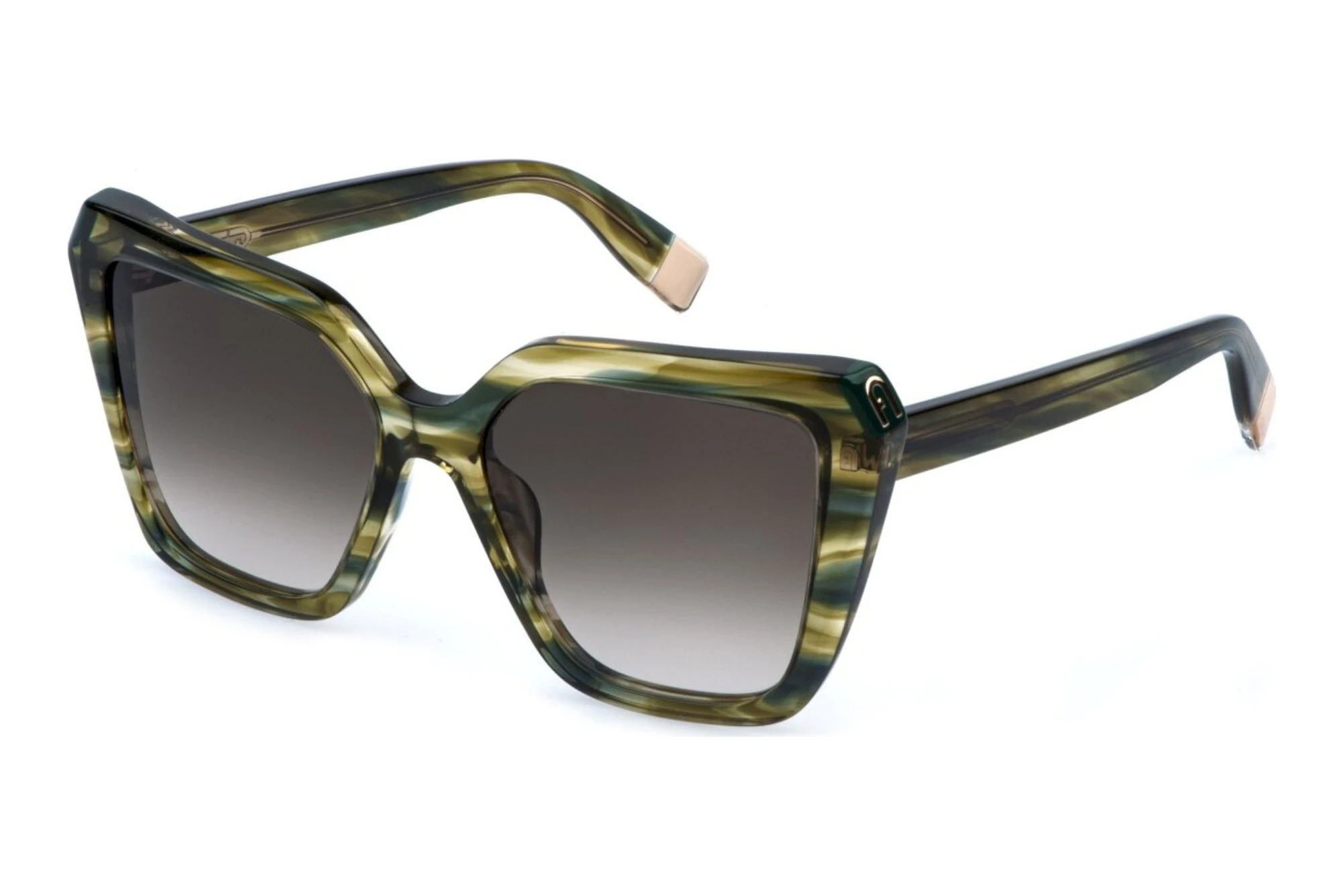 Furla   SFU978V 01GU BROWN GRADIENT BROWNSTRIPED GREEN HAVANA