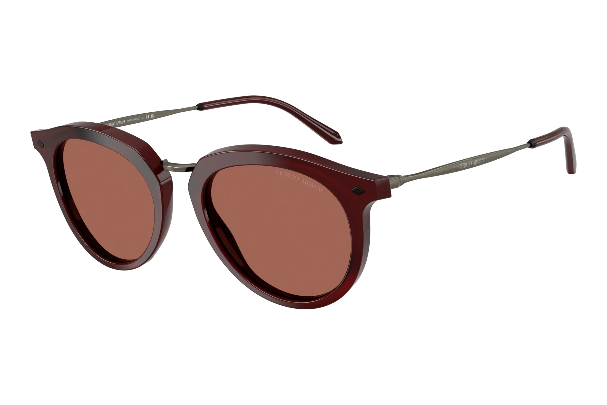 Giorgio Armani   AR6191 6466H2 BrownStripped Bordeaux