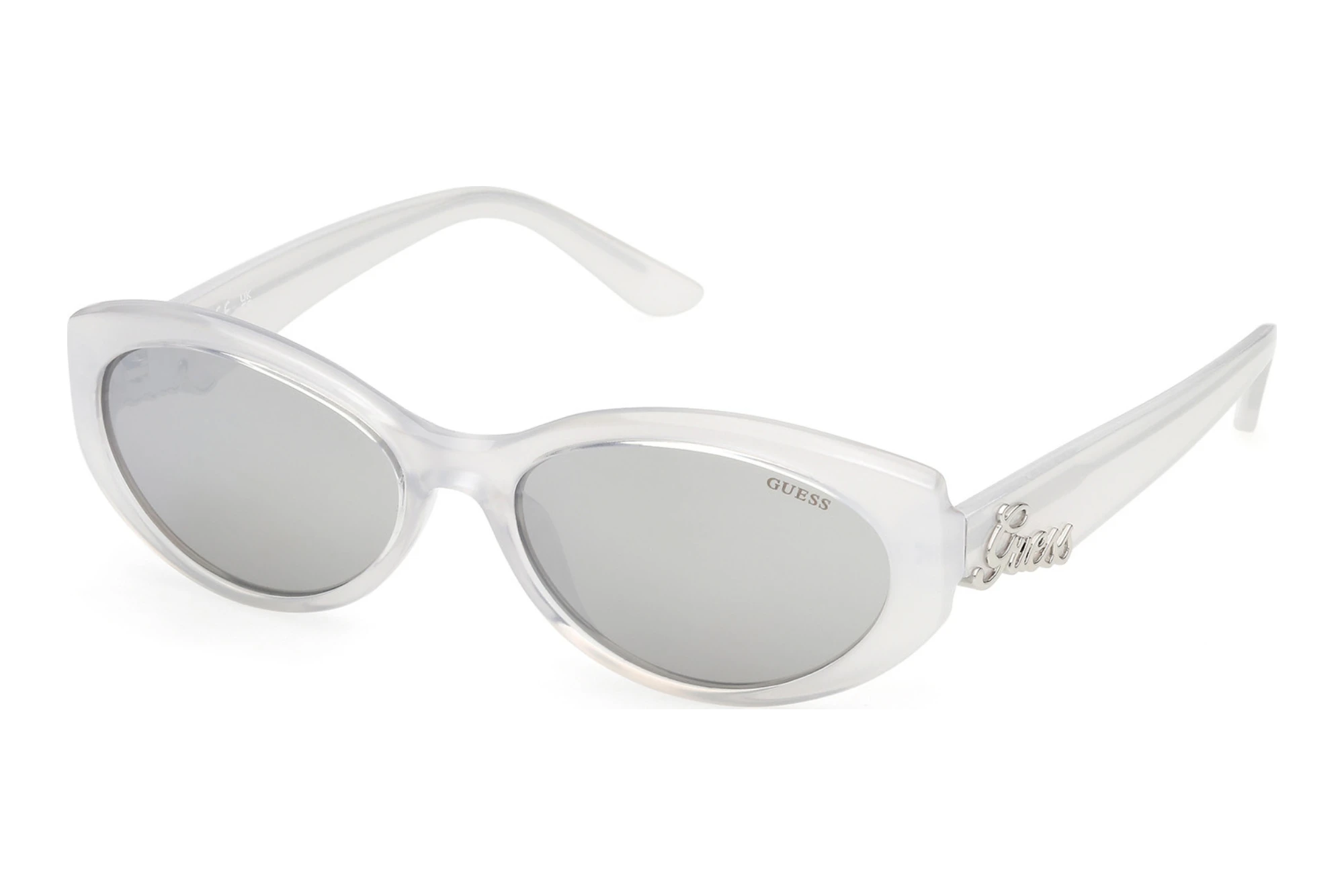 Guess   GU00307 27C grau verspiegeltWeiss/Kristall