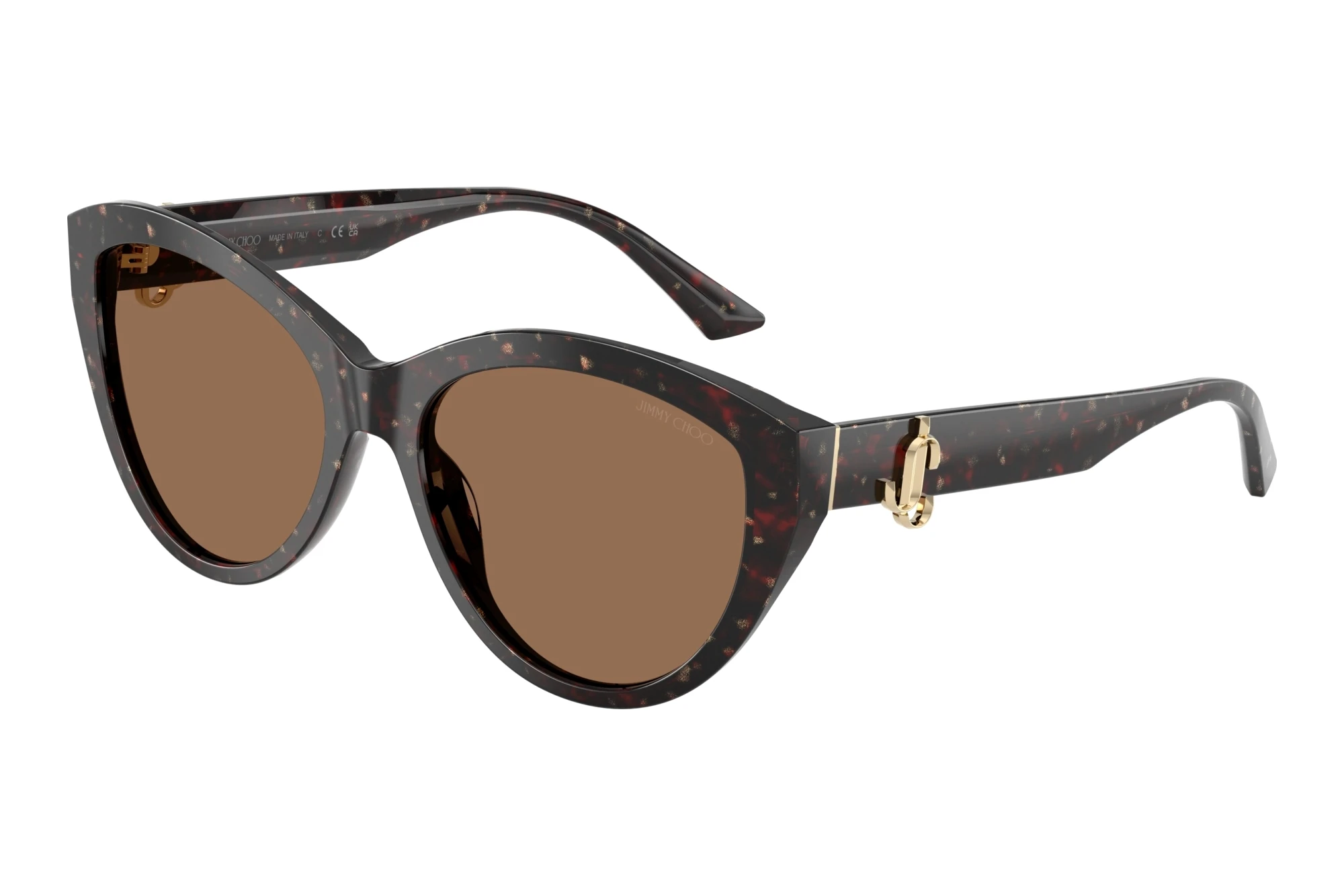 Jimmy Choo   JC5007 512573 Dark BrownDark Havana Glitter