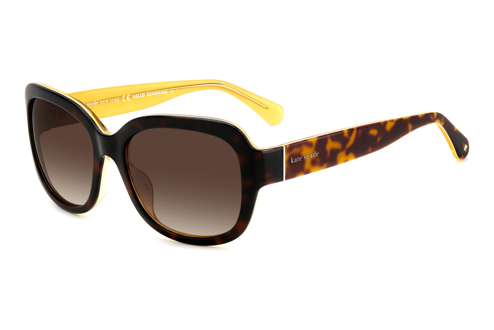 kate spade Black/Tortoiseshell Sunglasses with Brown Gradient Lenses kate spade new york LILAH - Sunglasses - havana/brown - Zalando main image 3