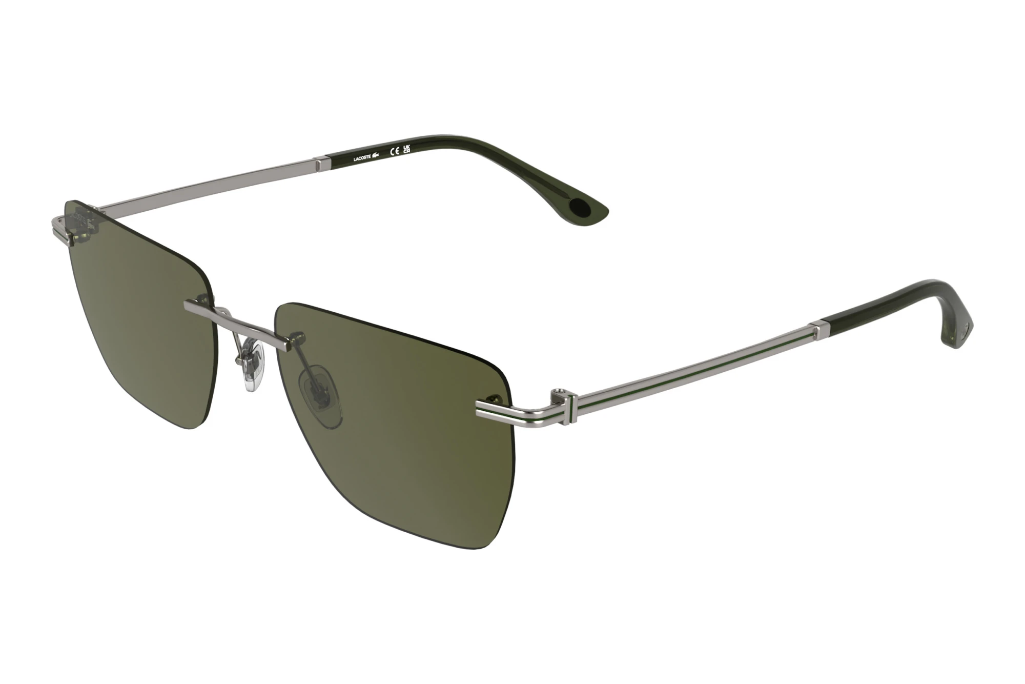 Lacoste   L282S 033 _L282SMATTE GUNMETAL/KHAKI