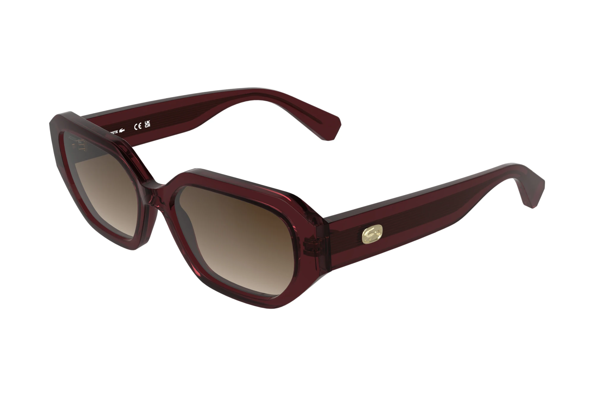 Lacoste   L6091S 601 _L6091STRANSPARENT BURGUNDY