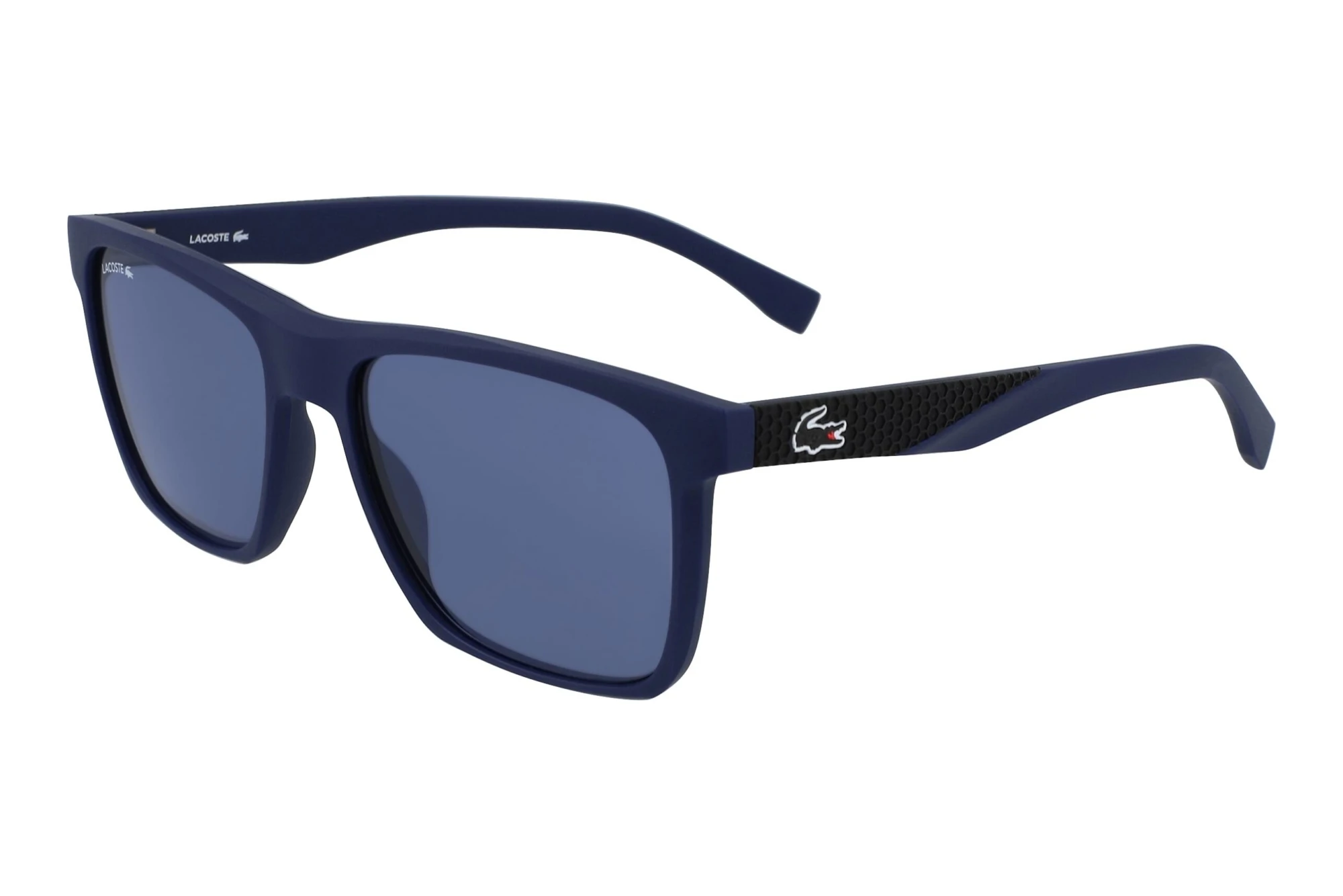 New Lacoste L900S 002 Matte Onyx Sunglasses with Brown Lenses 56/17/150 Lacoste L6029S N 210 Square Transparent Brown Sunglasses  main image 4