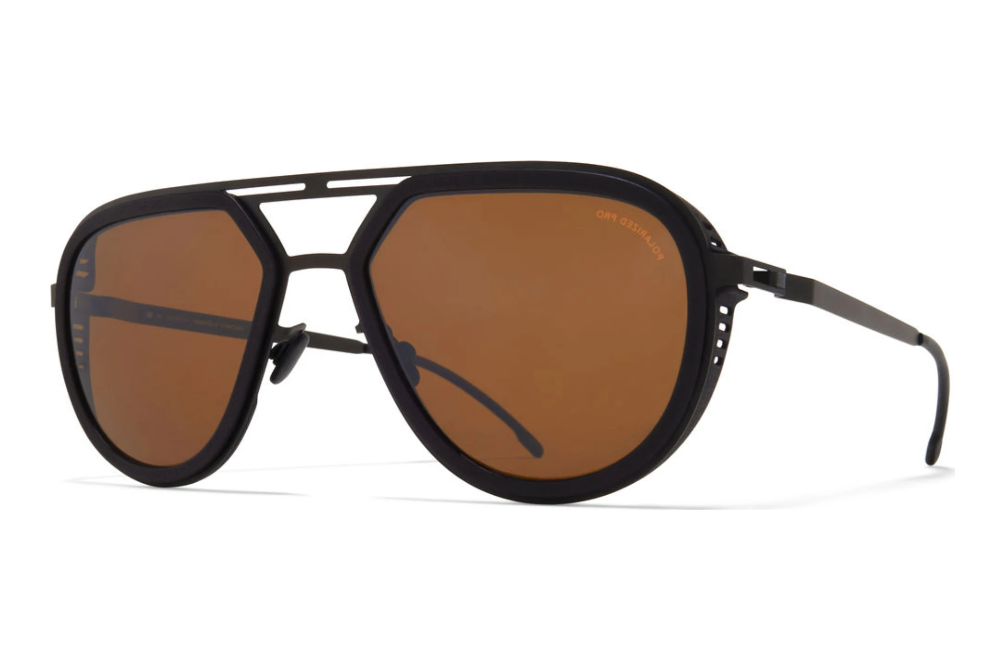 MYKITA   CYPRESS SUN 579 Polarized Pro Amber BrownMH6-Pitch Black/Black
