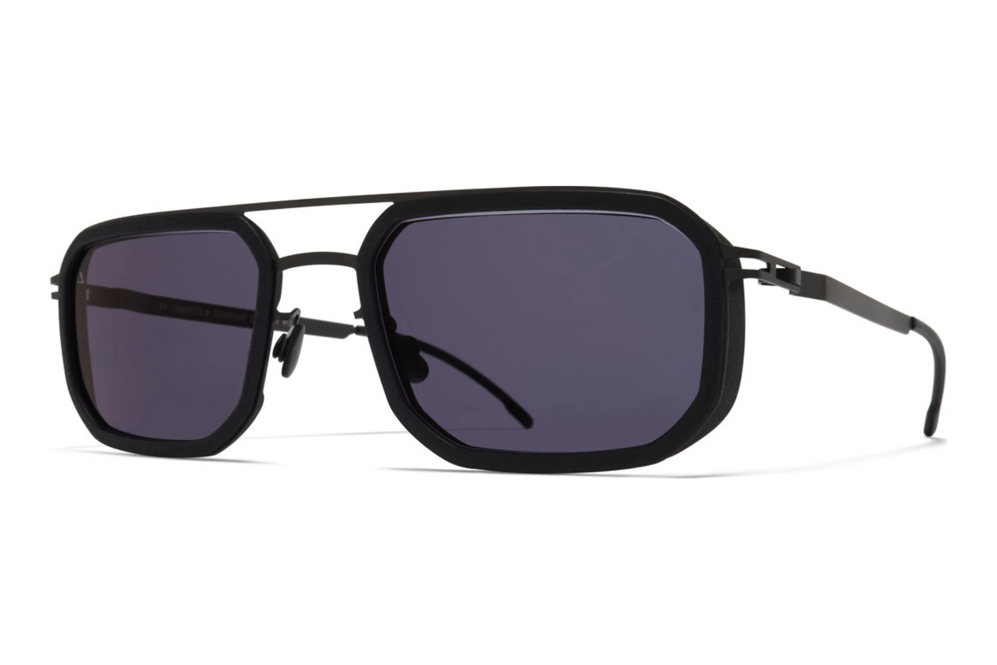 MYKITA   ML16 SUN 579 Leica Grey 85 SolidMH6-Pitch Black/Black