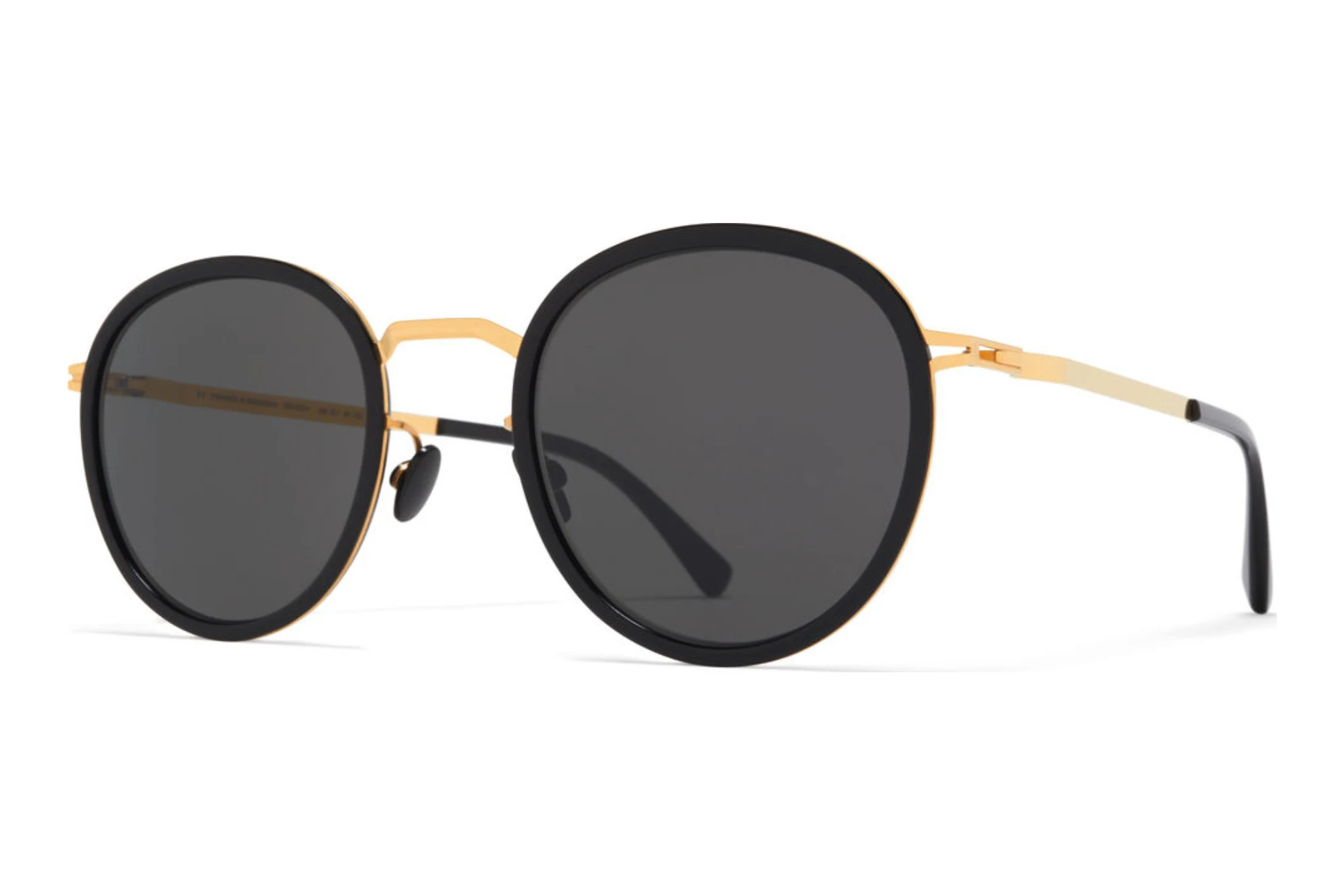 MYKITA   TUVA SUN 945 Darkgrey SolidA15-Glossy Gold/Black