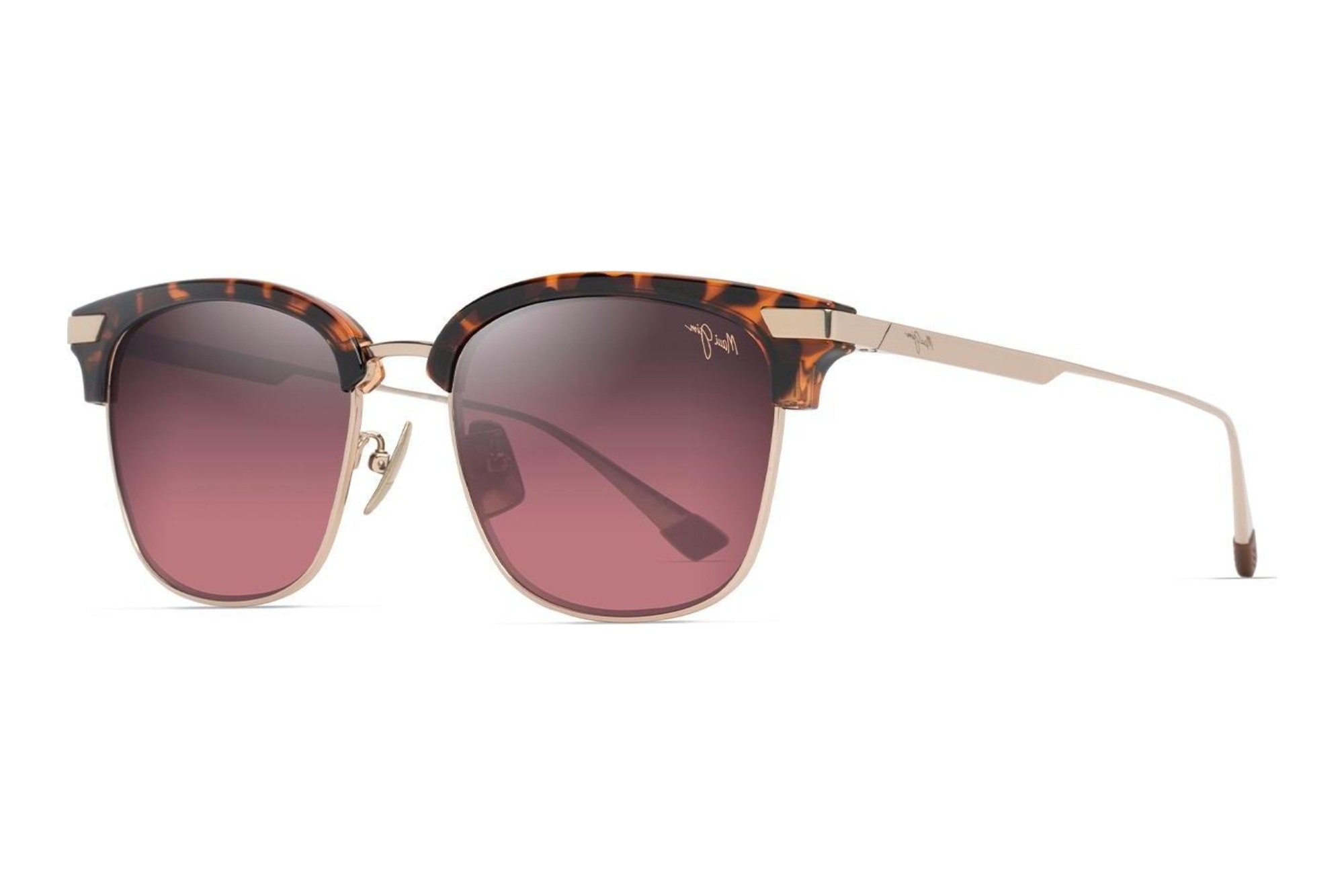 Maui Jim   Kalaunu AF RS629-10A Maui Rose®Shiny Dark Havana w/Gold