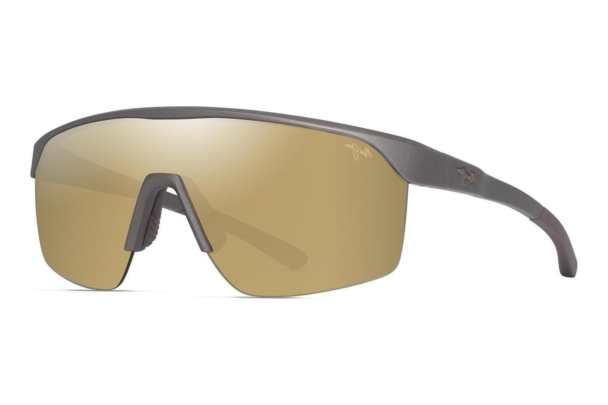 Maui Jim   MJ0595S 002 Hawaii GlowMetal Matte Light Brown