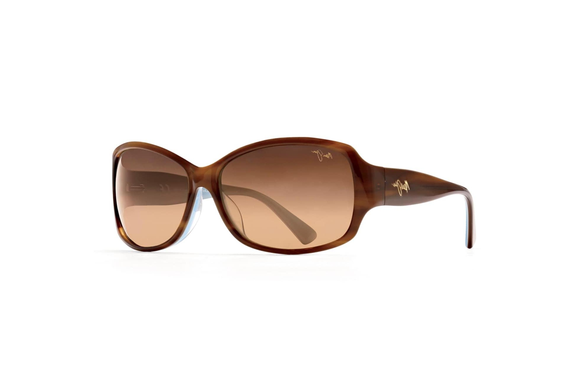 Maui Jim   Nalani HS295-03T HCL® BronzeTort/White and Blue