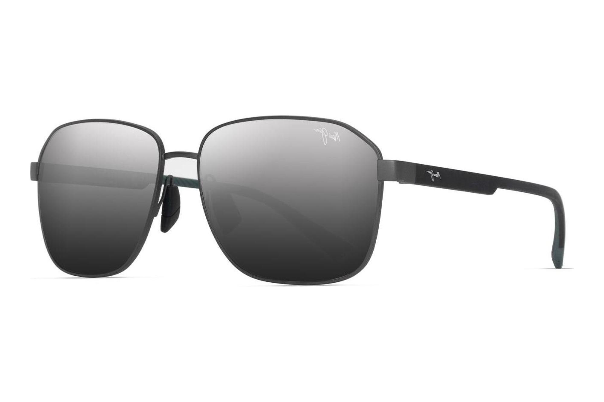 Maui Jim   Onipaa AF DSB651-02 Dual Mirror Silver to BlackMatte Gunmetal w/Black