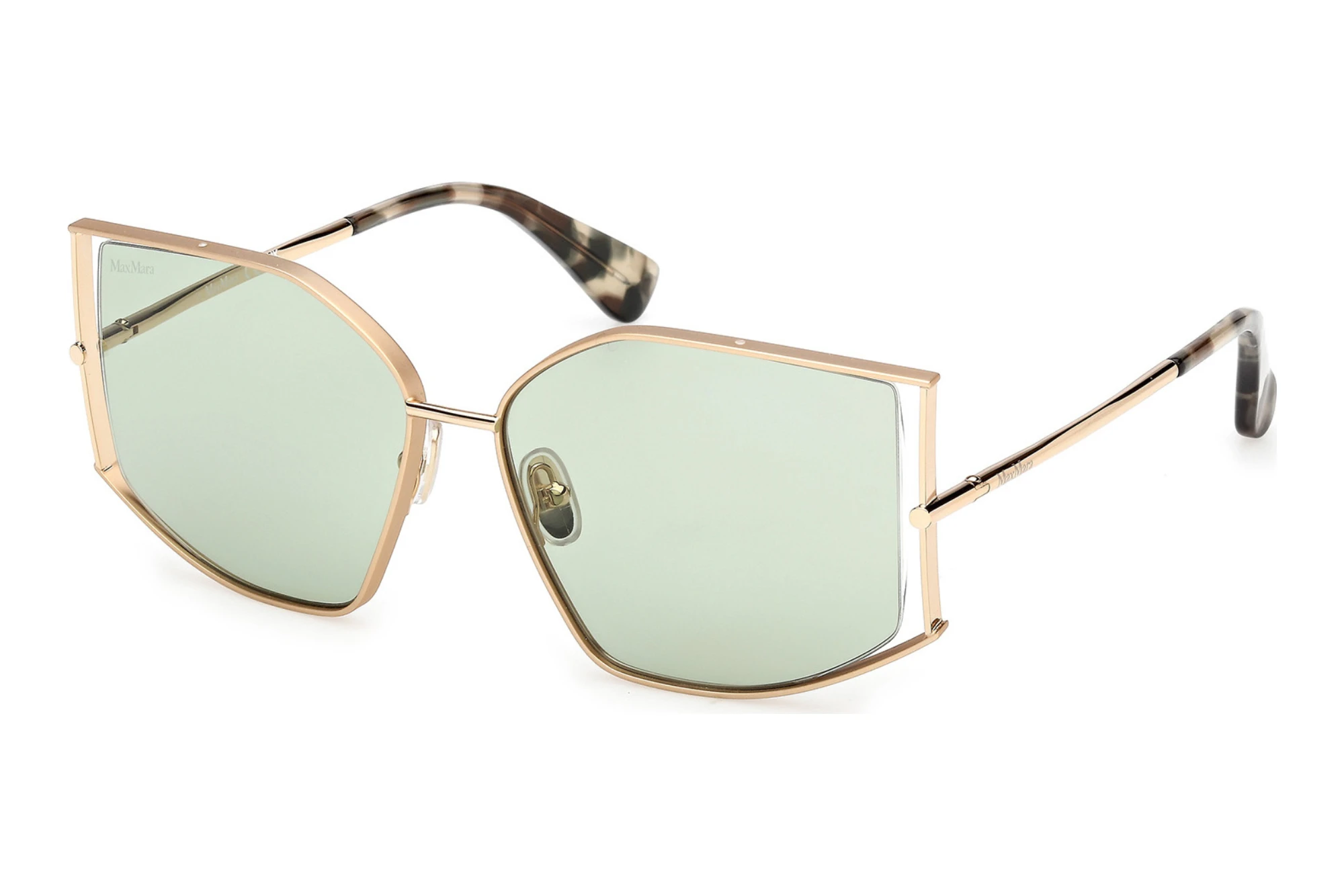 Max Mara   MM0142 32N grünGlänzend Blassgold