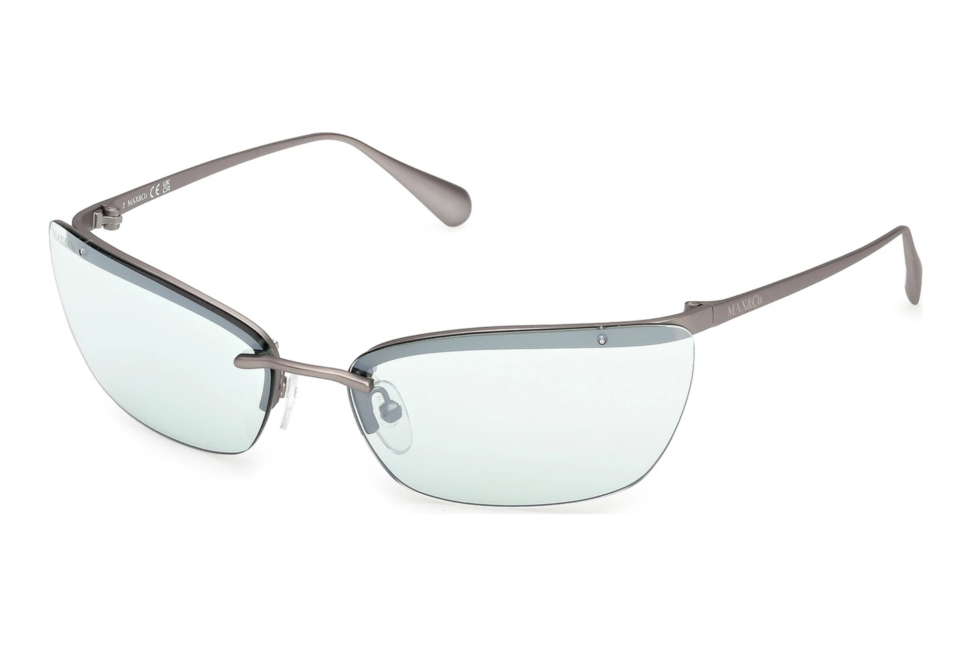 Max & Co.   MO0150 15Q grün verspiegeltMatt Hell Ruthenium