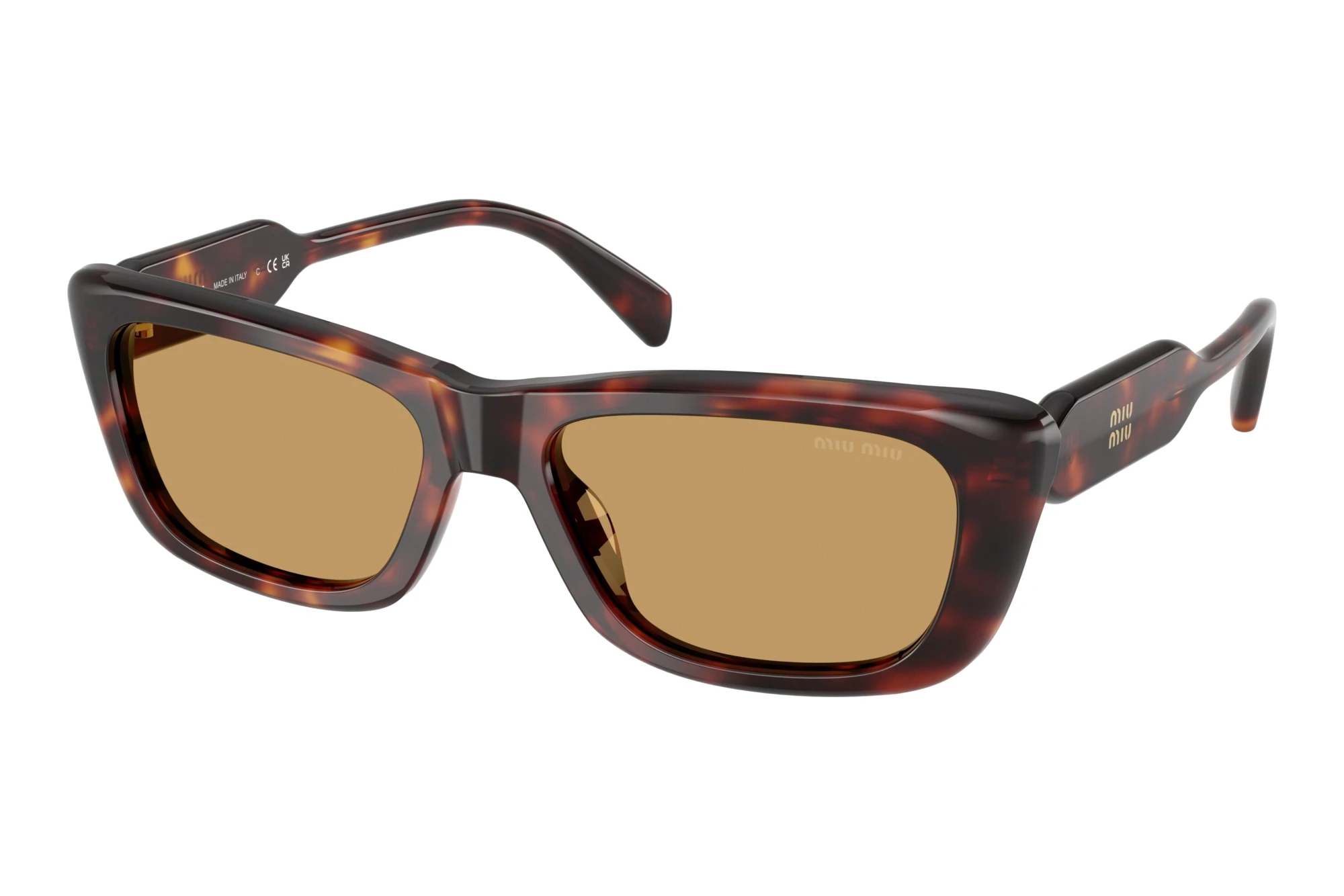 Miu Miu   MU B12S 27L10Y BrownHavana